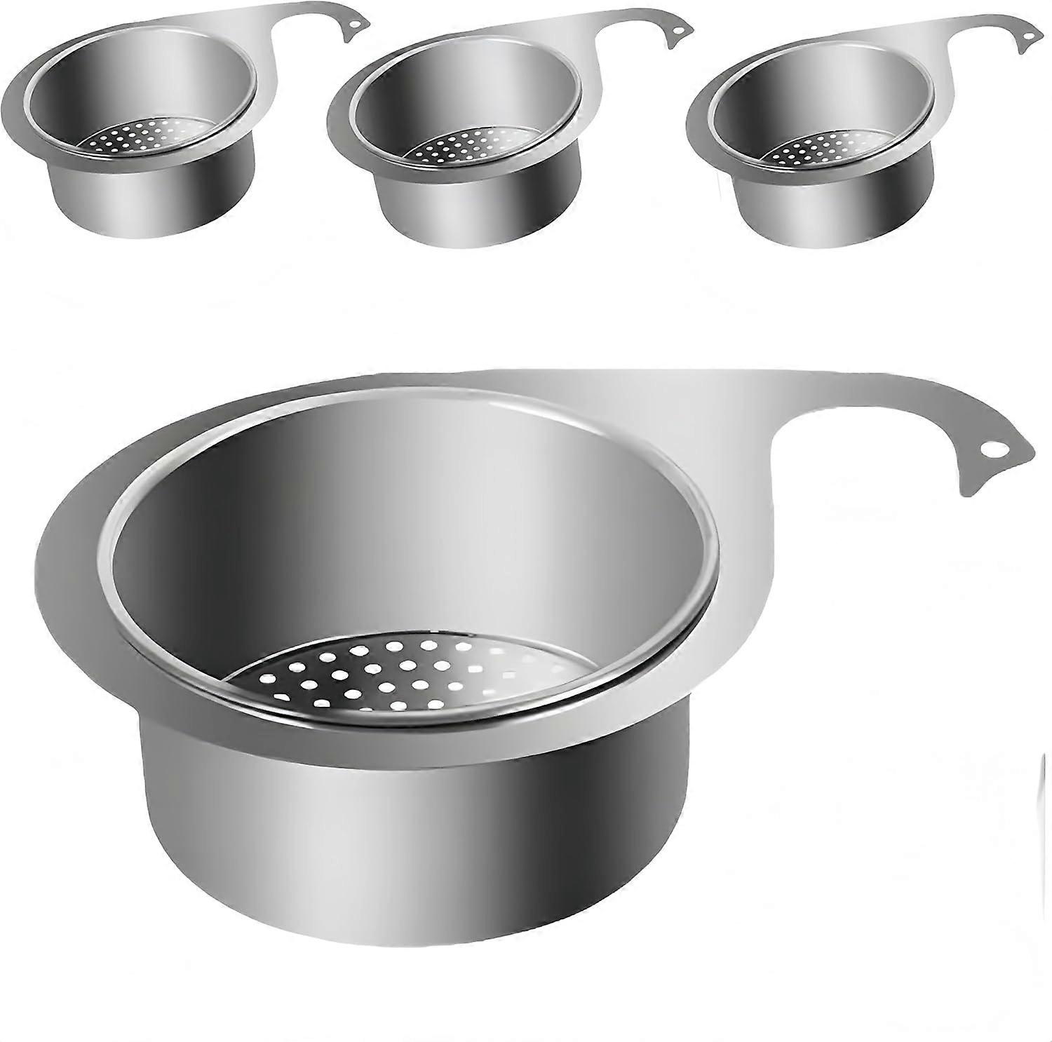 Pack Kitchen Sink Strainers for Sink - Stainless Steel Sink Strainer - Stainless Steel Filter Basket for Sink Faucet