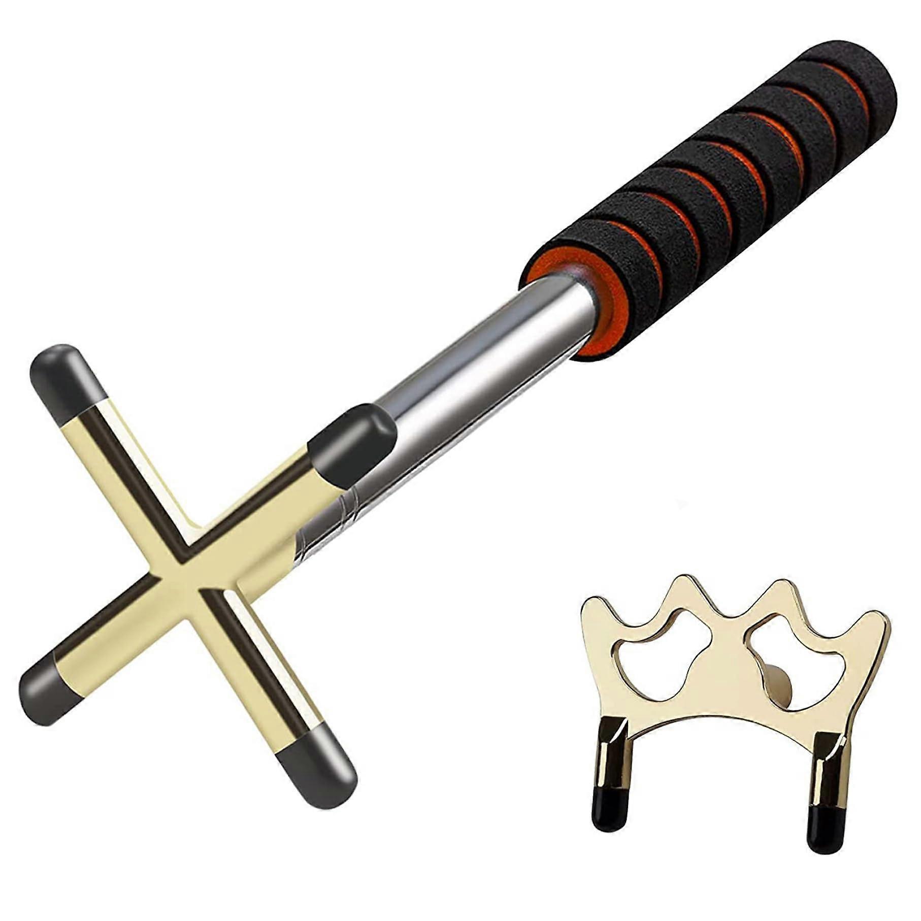 Pool Cue, Pool bridge, Extension stainless steel Pool Bridge Stick with brass head, retractable for Snooker, game, competition