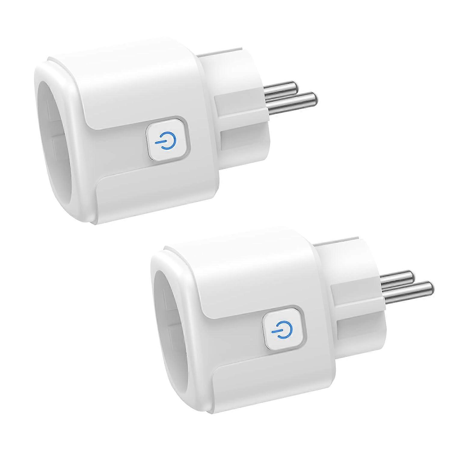 WiFi Smart Plug, 2 Pack 16A 3680W Smart Plug, WiFi Socket