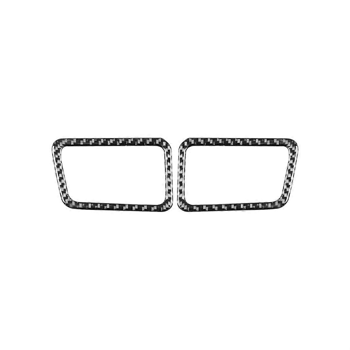 Carbon Fiber for 2012-2016 XV Crosstrek 2013-2017 Dashboard Air Outlet Vent Defogging Trim Accessore