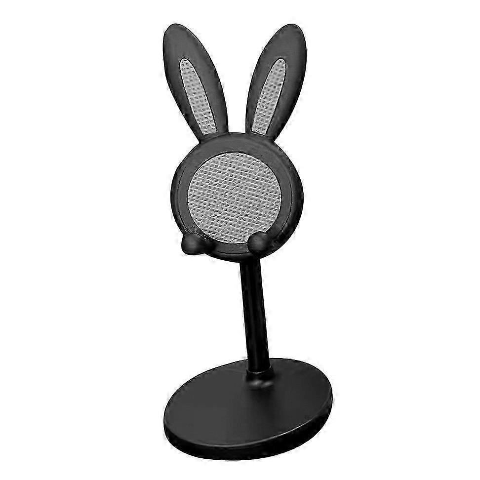 Cute Rabbit Adjustable Desktop Stand for Cellphones and Tablets Compatible with Various Devices