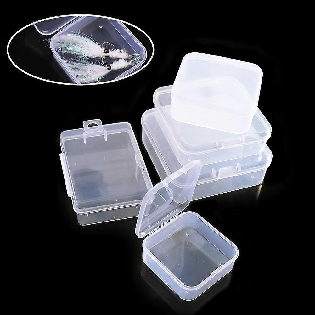 Transparent storage box for angel equipment, available in multiple sizes, storage solution (75 x 75 x 26 mm) 757526mm