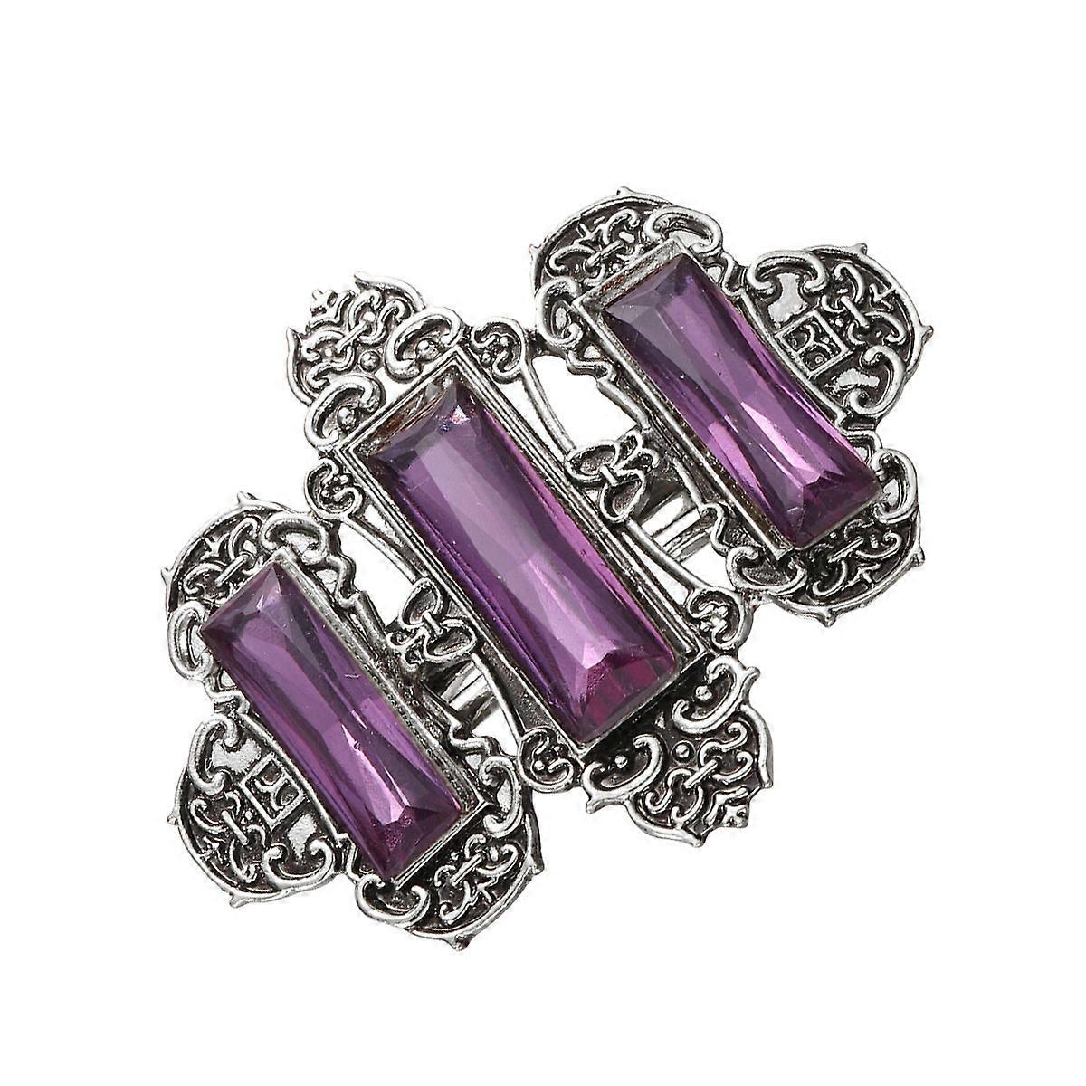 Here's a refined and professional product description based on the title you provided:
**1pc Stylish Ponytail Clip – Alloy Hair Clip in Silver &