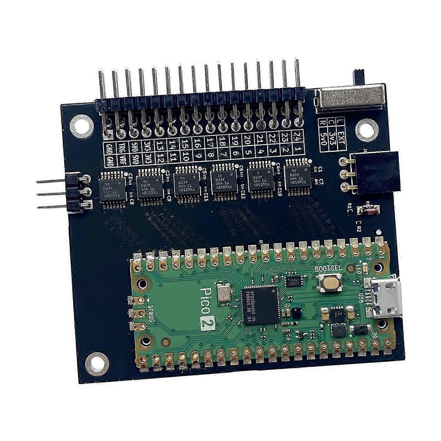 Logic Analyzer V6.0 RP2350 Pico 2 400MHz 24 Channel Logic Analyser Software is Available for Windows