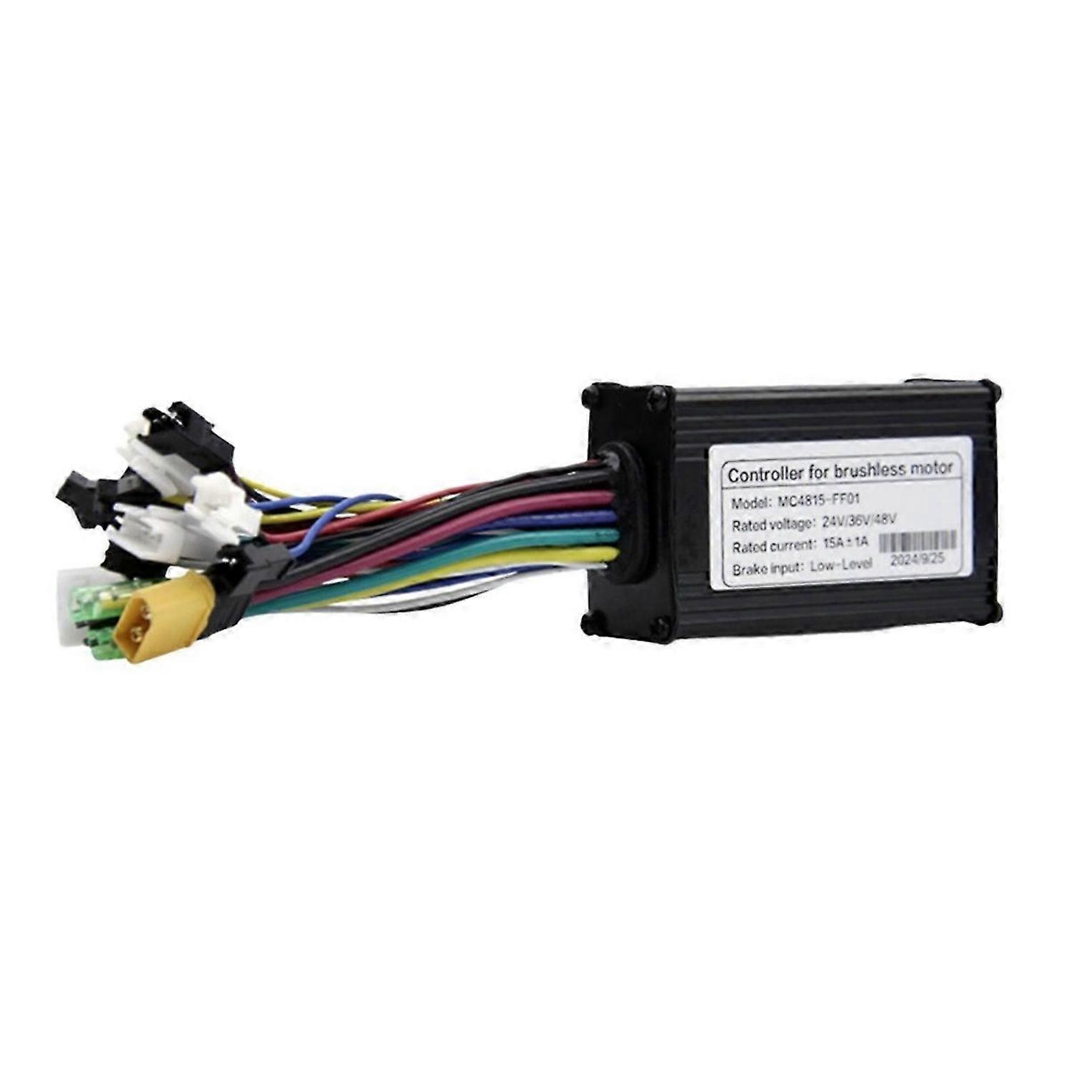 Electric Scooter 24V/36V/48V 250W 350W 15A Three Mode Brushless Controller with Speed Limit Line for