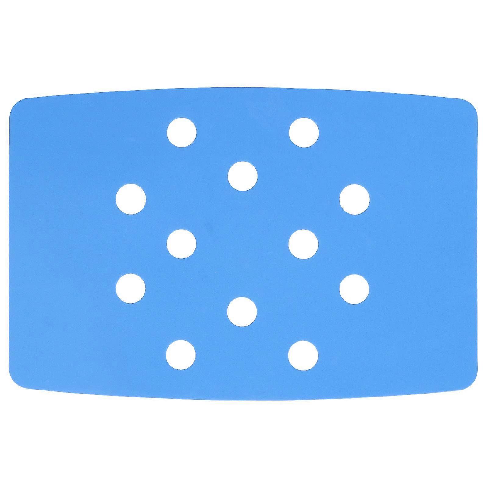 Shower Chair Cushion for Portable Eva Shower Stool, Fixed Warm Blue with Perforation Design, Comfortable Waterproof Seat