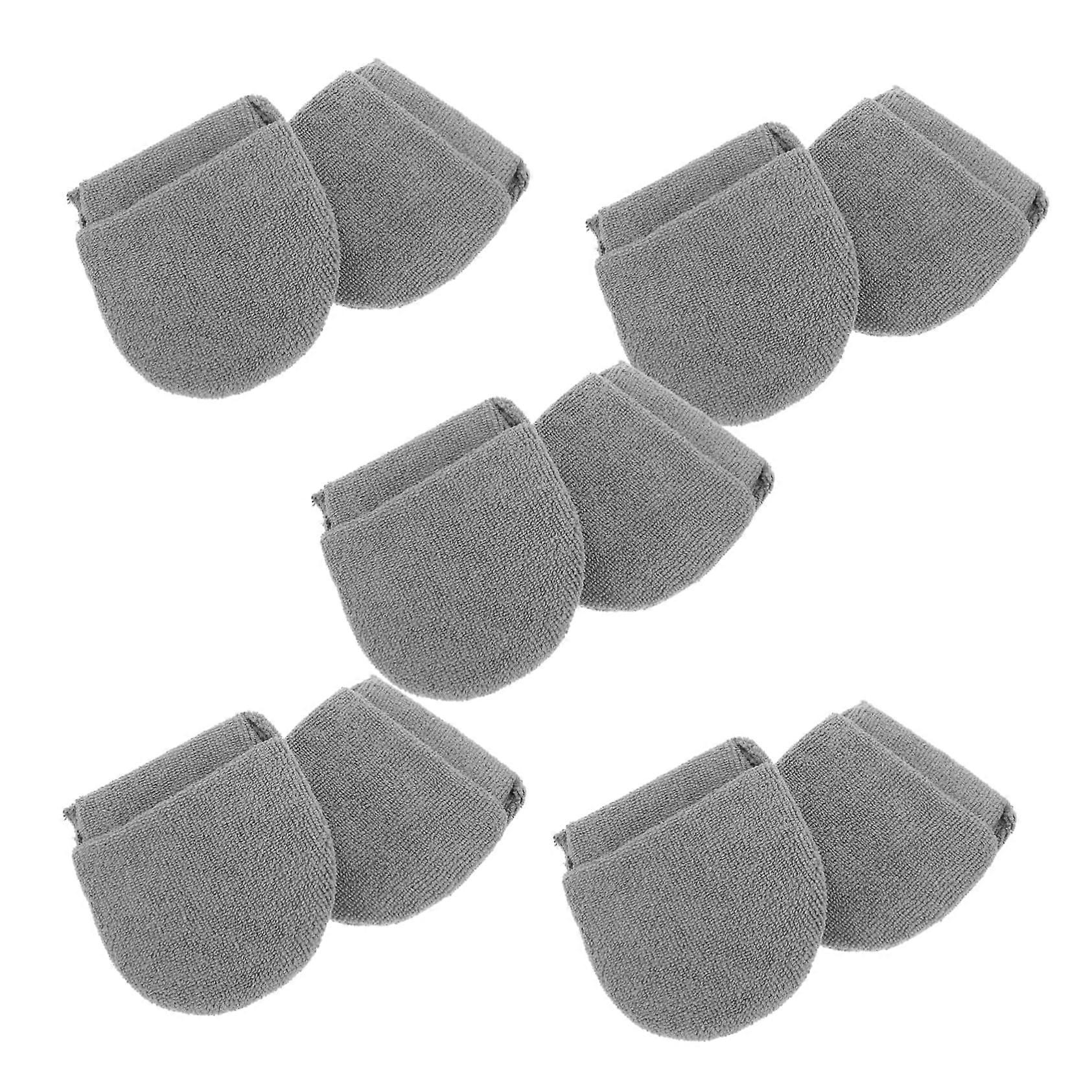 Waxed Non-Medical Fingercots Pack of 10, Foam Pad Car Wax Buffer, Polishing Pads for Car Detailing and Finishing