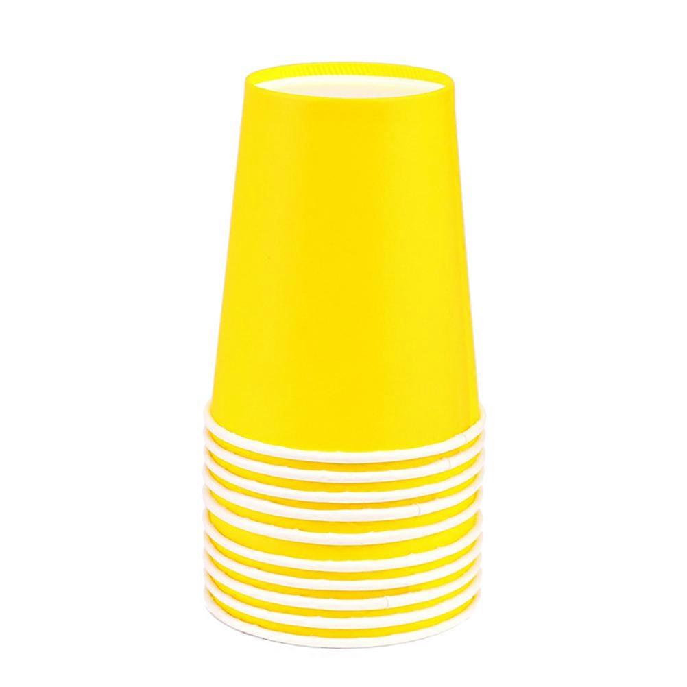 Thicken Diy Paper Cups Colorful For Kids Drinking And Crafts 7x7x8.5Cm 100Pcs
