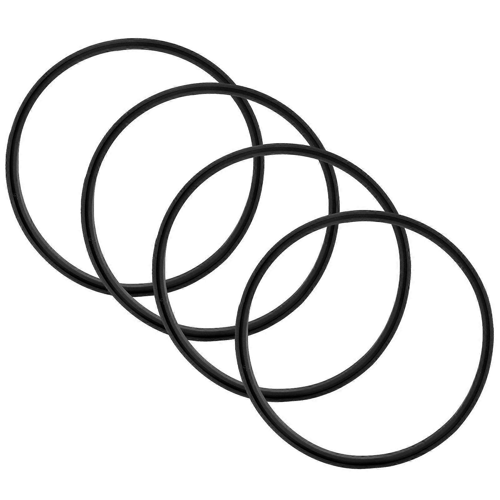 4pcs Silicone Lid Seals for Tumblers – Durable, Leakproof Replacement Gaskets for Various Drinkware – Easy to Install Sealing Rings for Daily Use