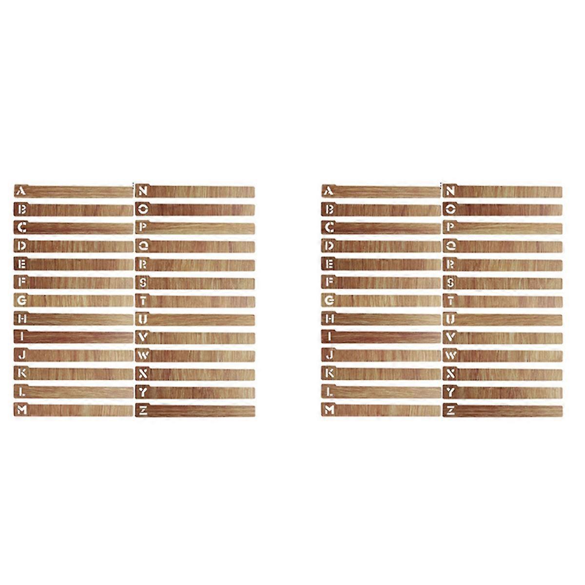 26 Pcs Vinyl Record Dividers Wooden Record Dividers Alphabetical A-Z