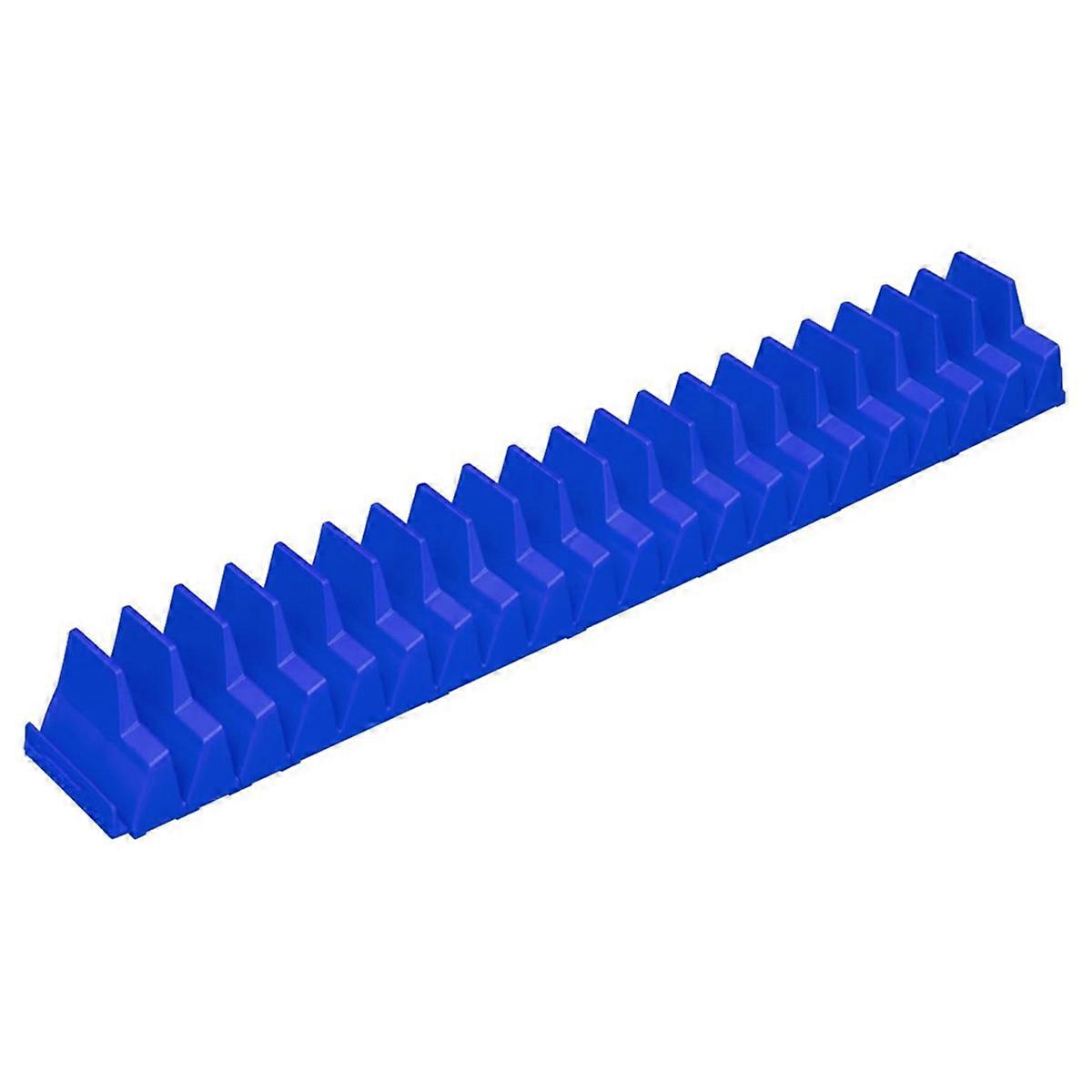 3Pcs Magnetic Wrench Organizer Portable Tool Storage Shelf Blue