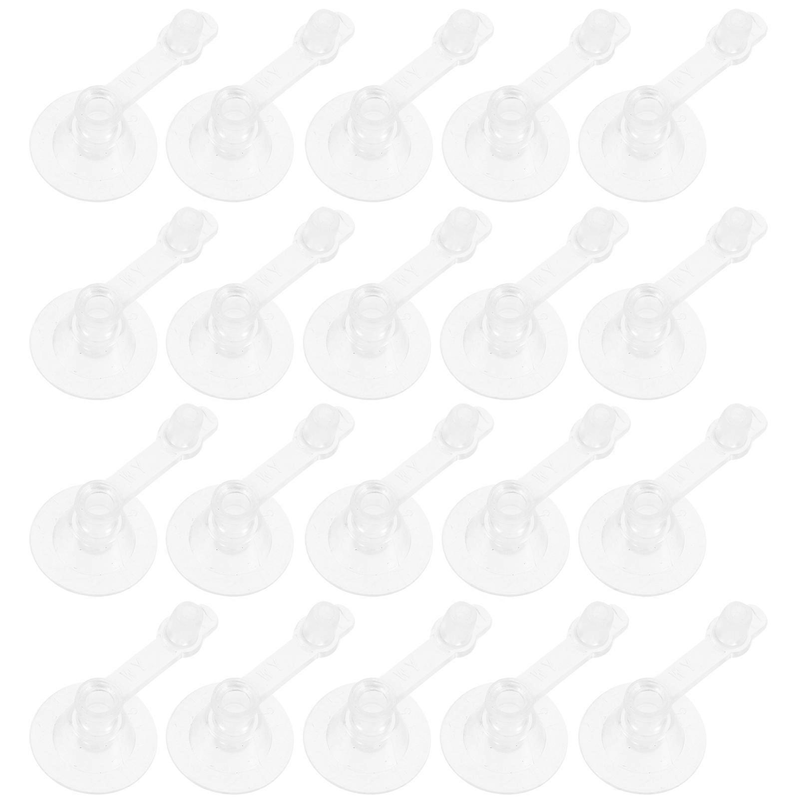 Float Valve For Swimming Pool Inflation Devices U-Shaped For Daily Use PVC 4x4cm 50Pcs