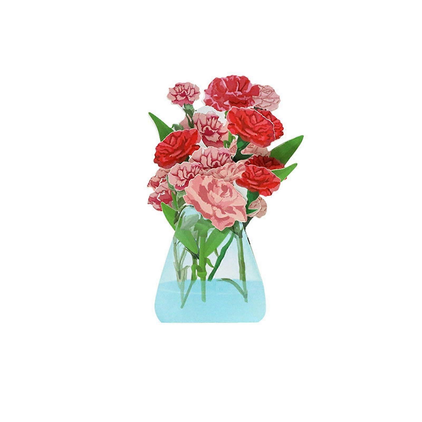 Mother's Day Gift Model C Hydrangea Paper Carving Card With Birthday Wishes And Thank You Greeting Card One Size
