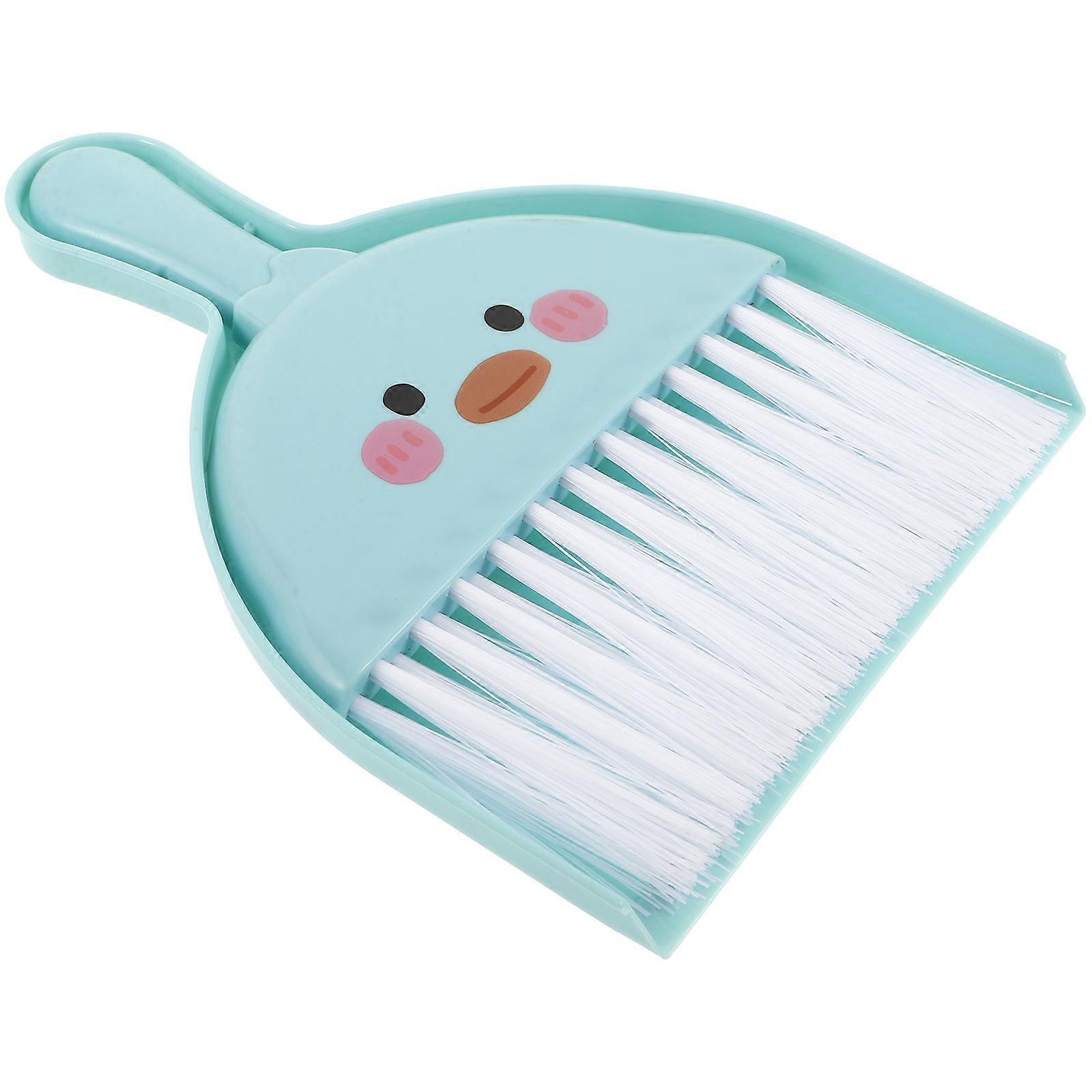 Childrens Small Broom Dustpan Set For Keyboard Cleaning Plastic 1Set