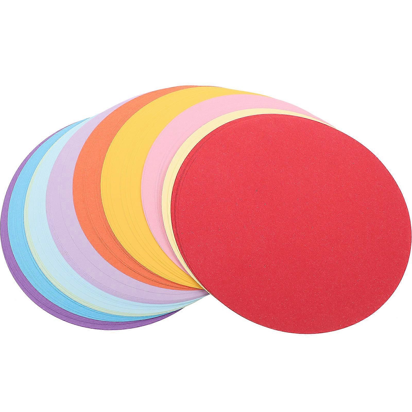 200pcs Colorful Round Folding Paper Sheets for DIY Crafts, Durable Handicraft Material for Teenagers and Adults, Origami Paper for Party Decorations