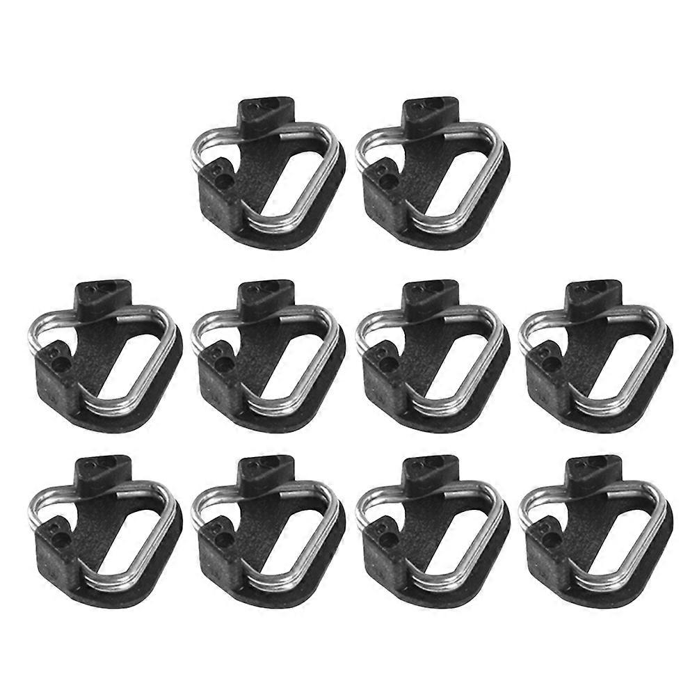 Triangle Camera Rings Attach Camera Strap Black 1.30X1.30X0.15cm 10Pcs