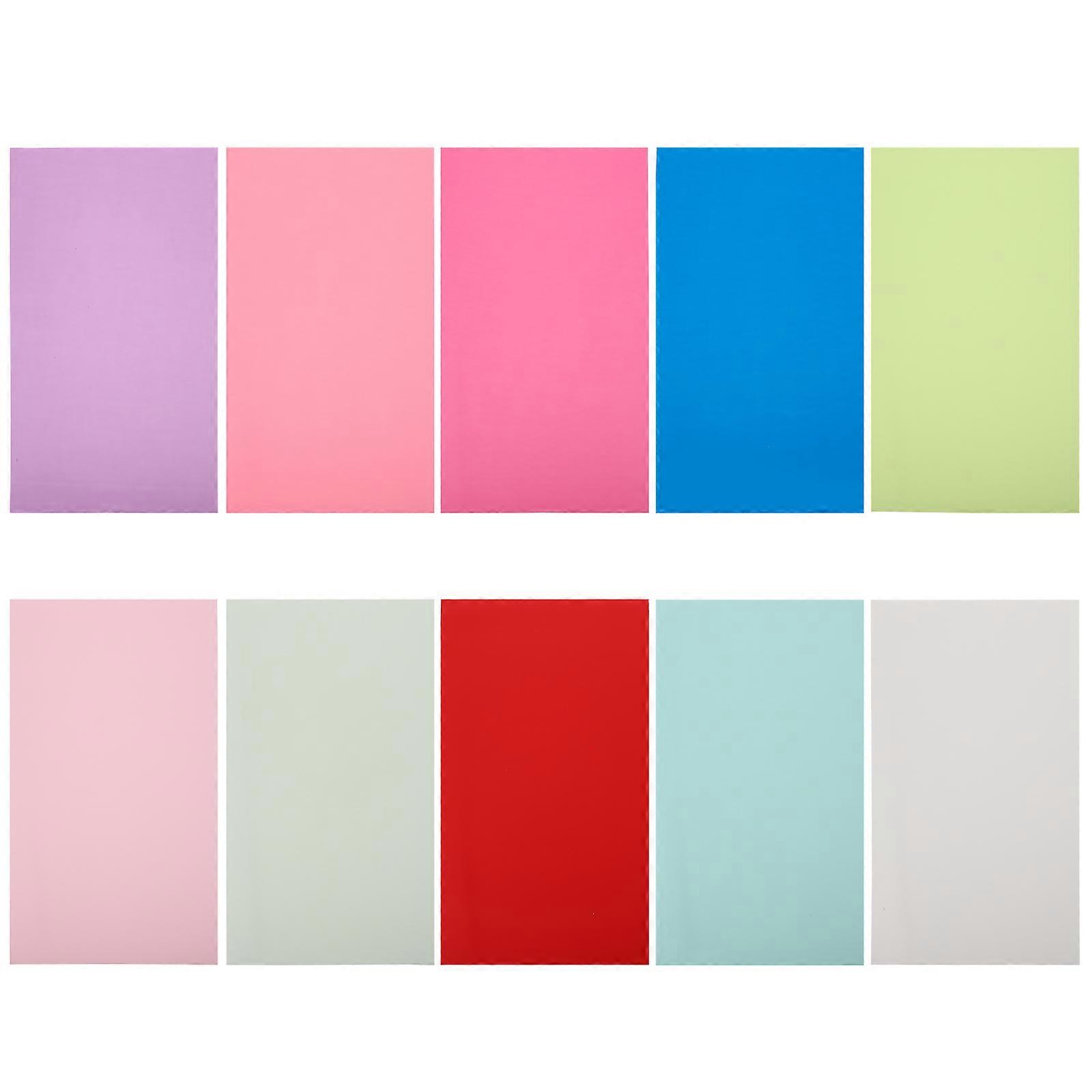 Frosted PU Sheets for DIY Crafts Assorted Color Easy to Cut