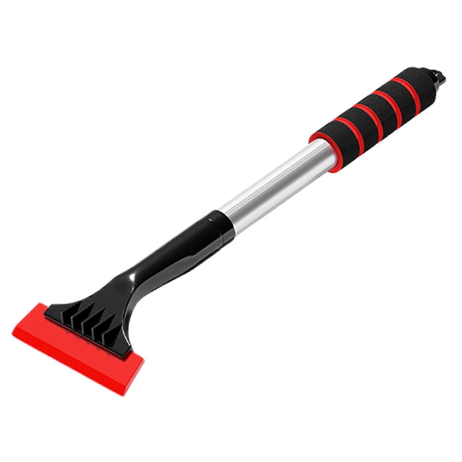 Ice scraper for car – Telescopic snow scraper with foam grip