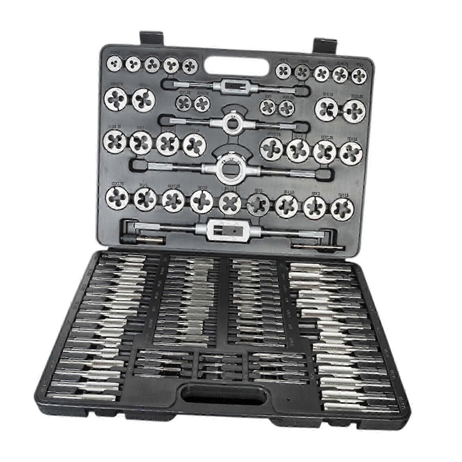 110x Tap and Die Set Cutting External Internal Threads Wrench Threading Tool