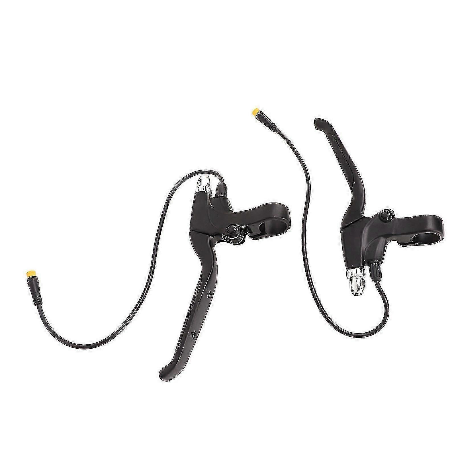 2pcs Electric Bike Brake Levers 32cm Wire Waterproof Interface Brake Handles for