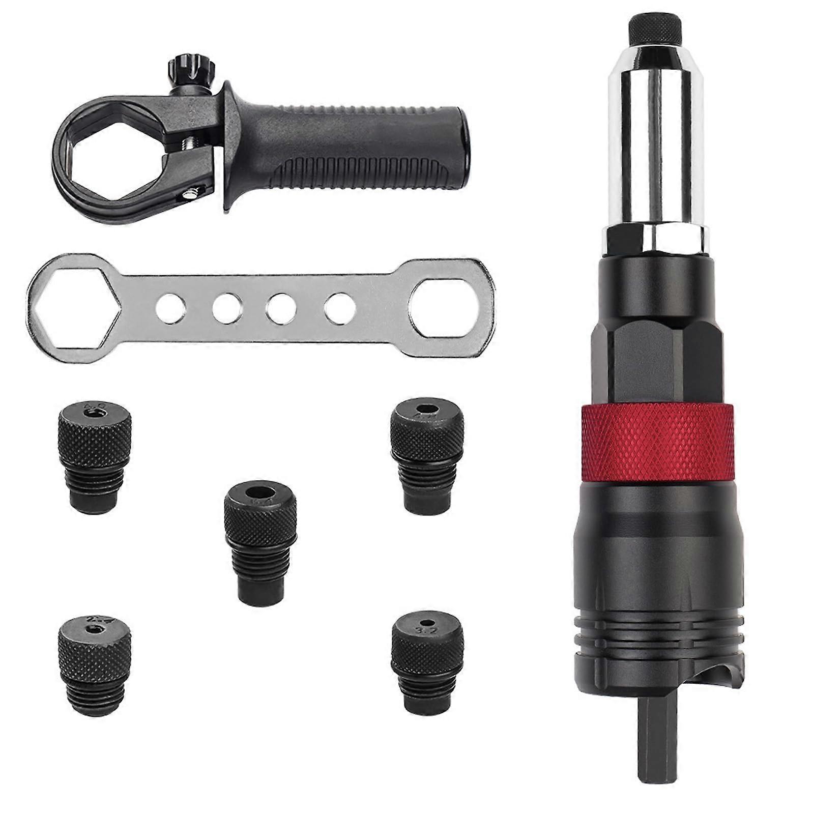 Easytouse removable rivet nuts handle part rivet nuts insert tool accessory for assembly work in automotive and faux furniture sectors.