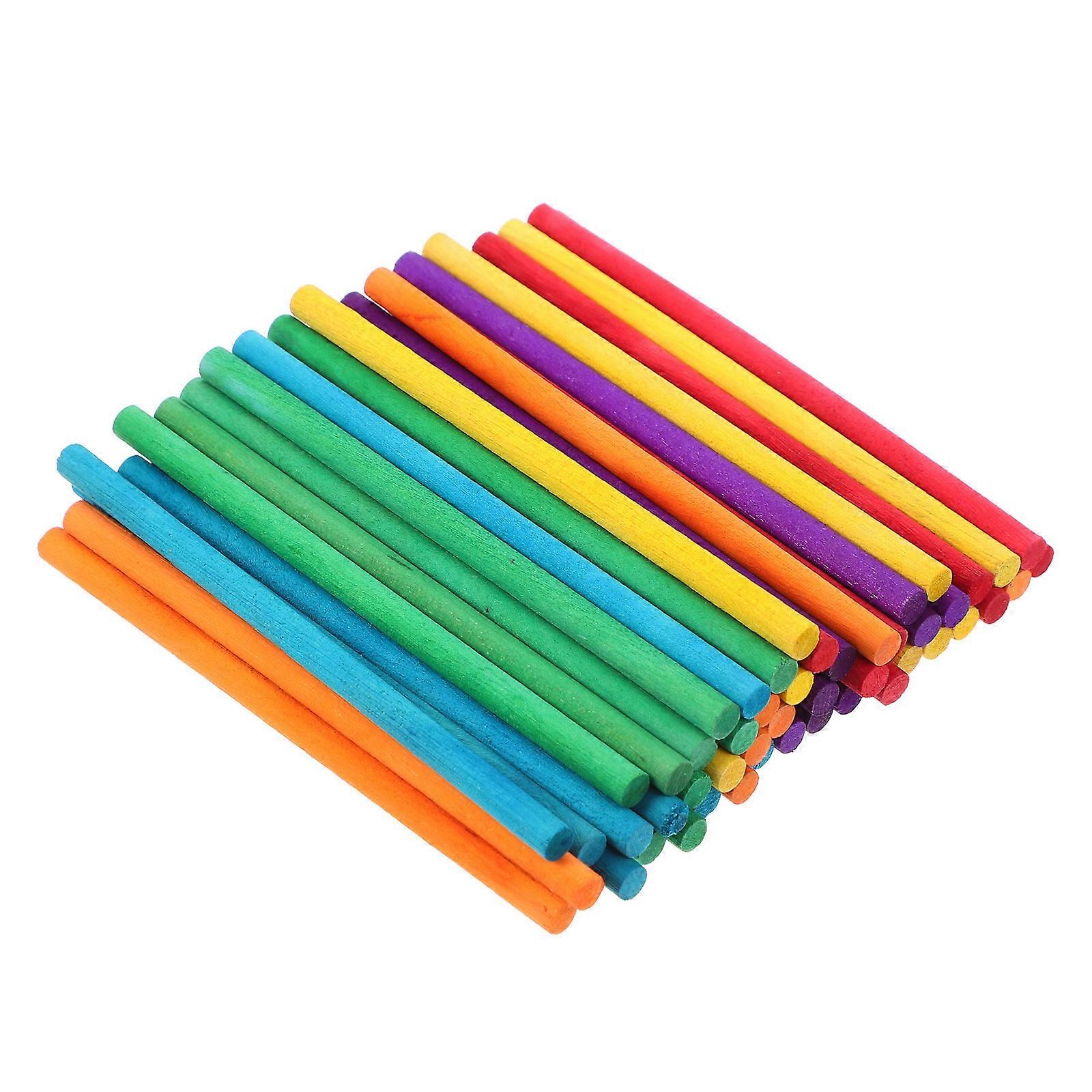 500pcs DIY Wooden Ice Cream Sticks Craft Supplies for Popsicle Making – Safe, Durable, and Versatile