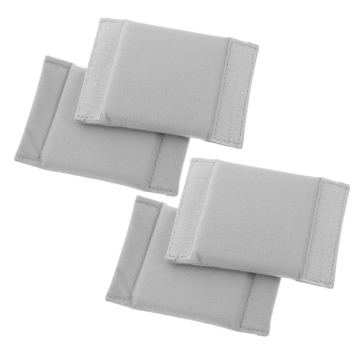 4-Piece Divider Pad For Camera Bags, Lens Separator, Padded Insert Pockets, Gray, Modern Style