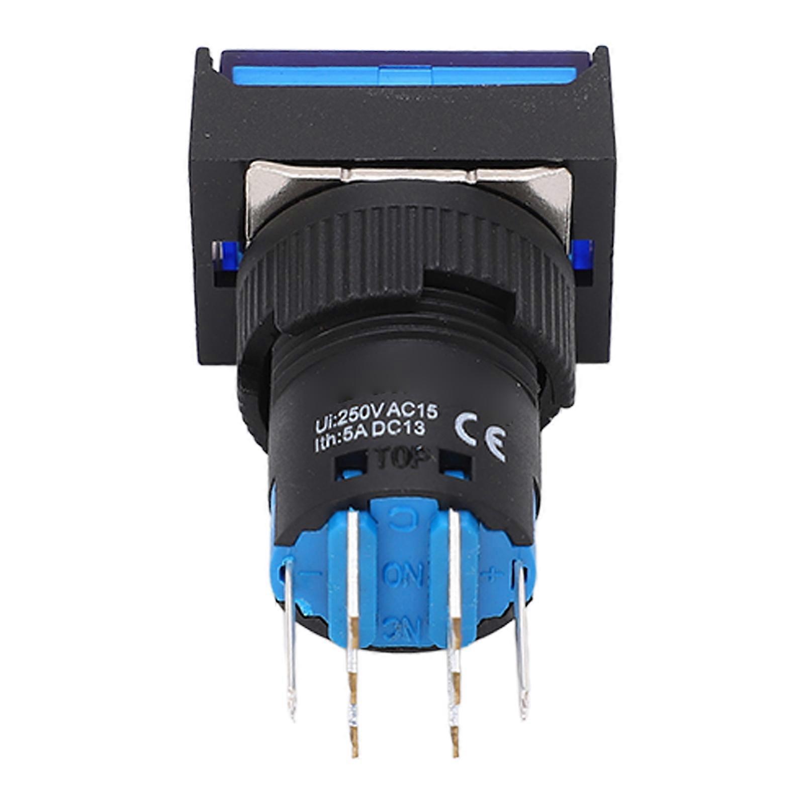 Momentary Push Button Switch Self Locking Function Easy Control for Electric Power Motors AC DC 24V 