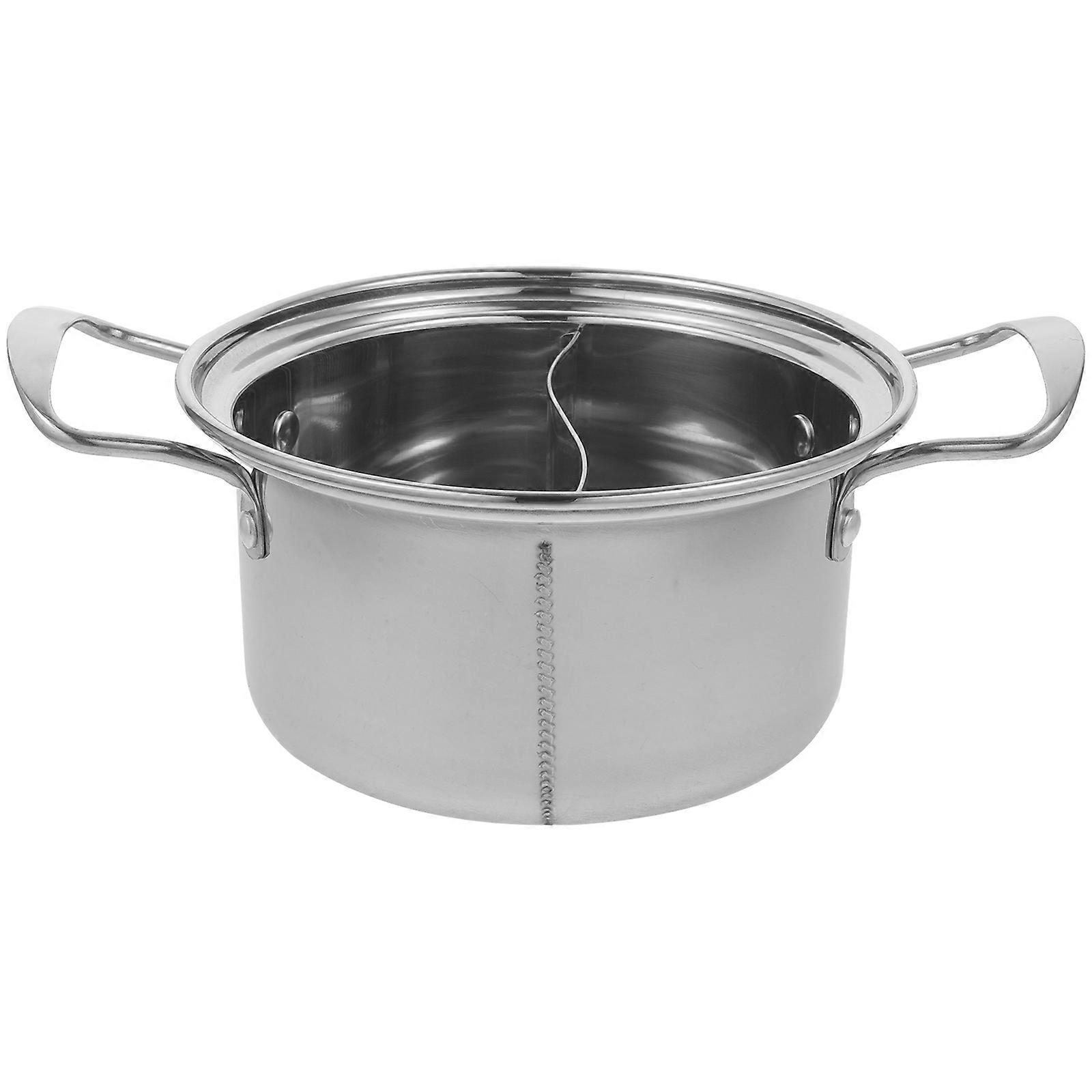 Small Double Handle Soup Pot for Kitchen Cooking Sauce Pan Noodle Pot 1 Set