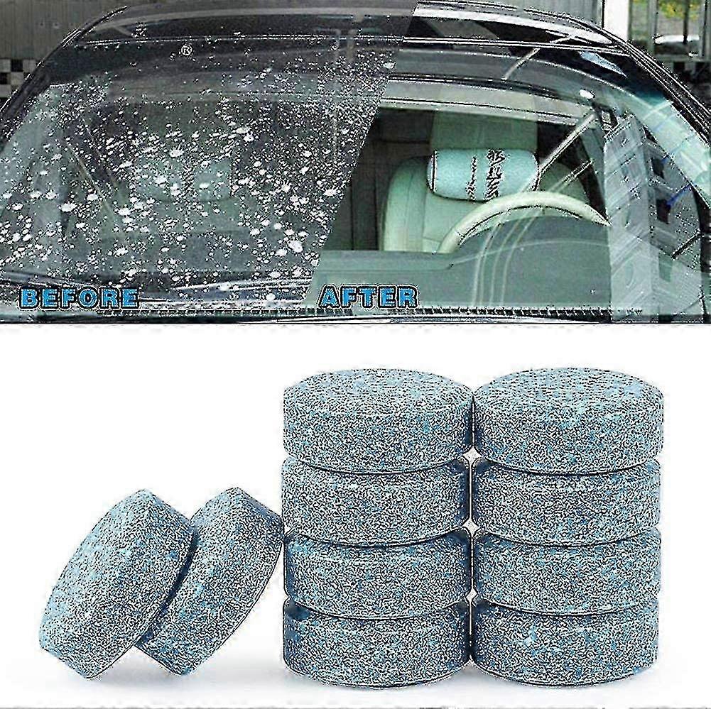 2025 50/100pcs Windshield Washer Fluid, Concentrated Windscreen Washer Tablets Solid Wiper Glass Solid Washer Fluid-Yvan