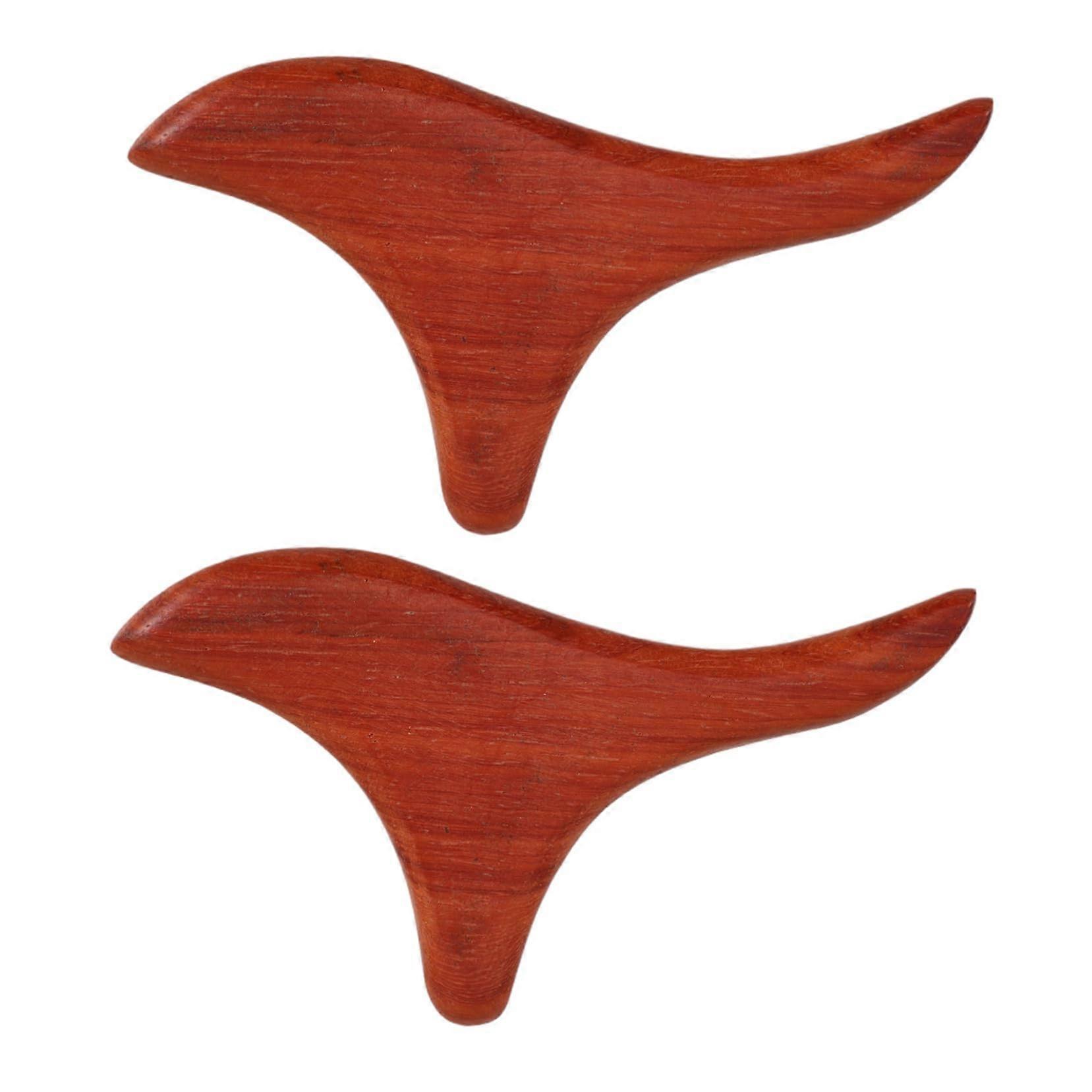 Pack of 2 Triangular Massage Sticks, Hand Massager, Gua Sha Board