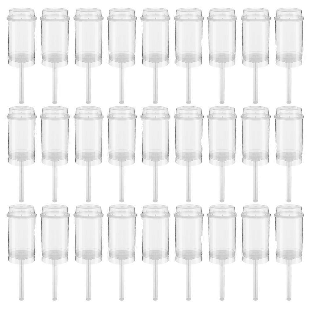 40pcs Round Clear Push up Cake Containers for Ice Cream and Pops