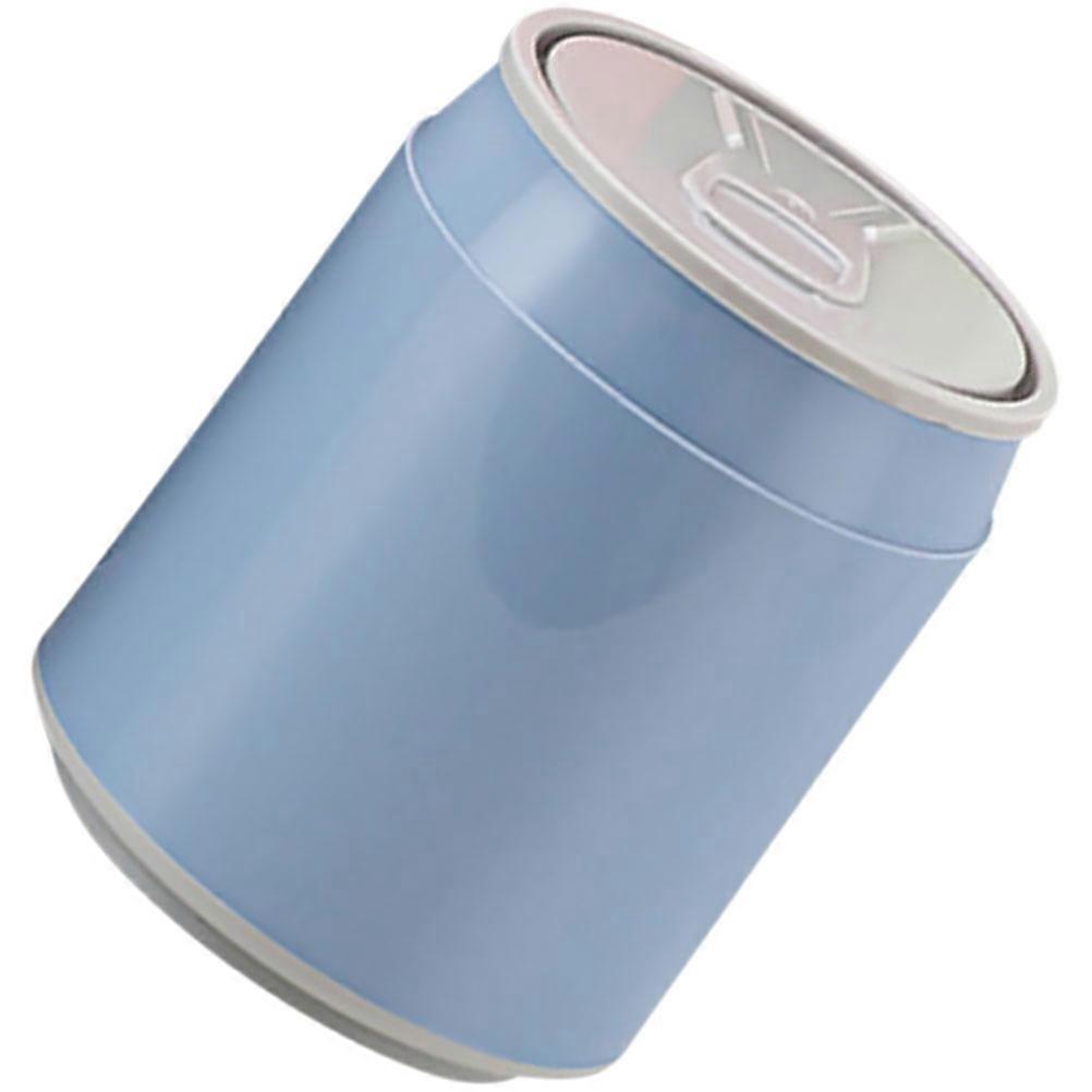 Skyblue Mini Trash Can with Lid for Home Use Small Plastic Desktop Wastebasket 3.5 Inches
