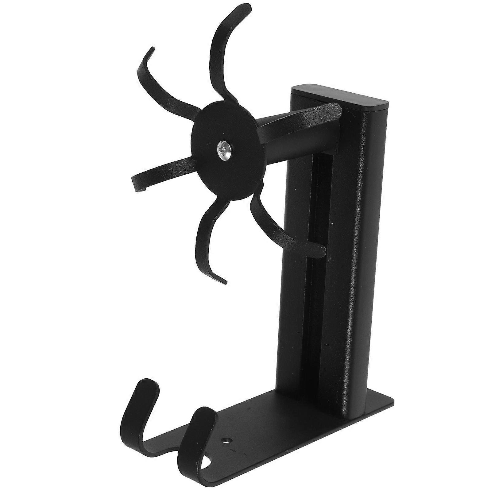 Rotating Kitchen Utensil Holder Wall Hook Organizer with Hooks for Efficient Storage and Easy Access in Kitchens and Bathrooms