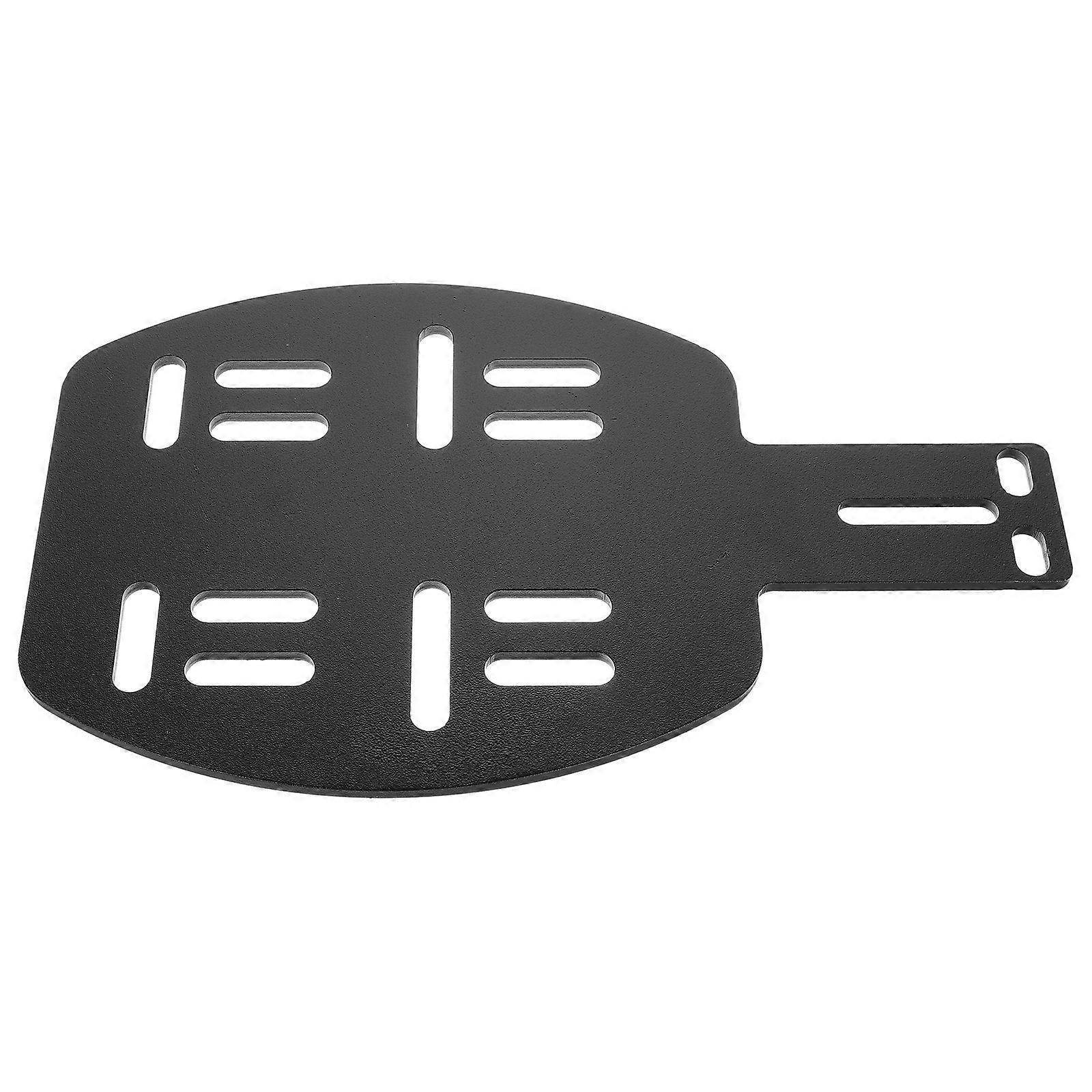 Universal Motorcycle Luggage Rack with Durable Iron Construction for Secure Storage Black Color