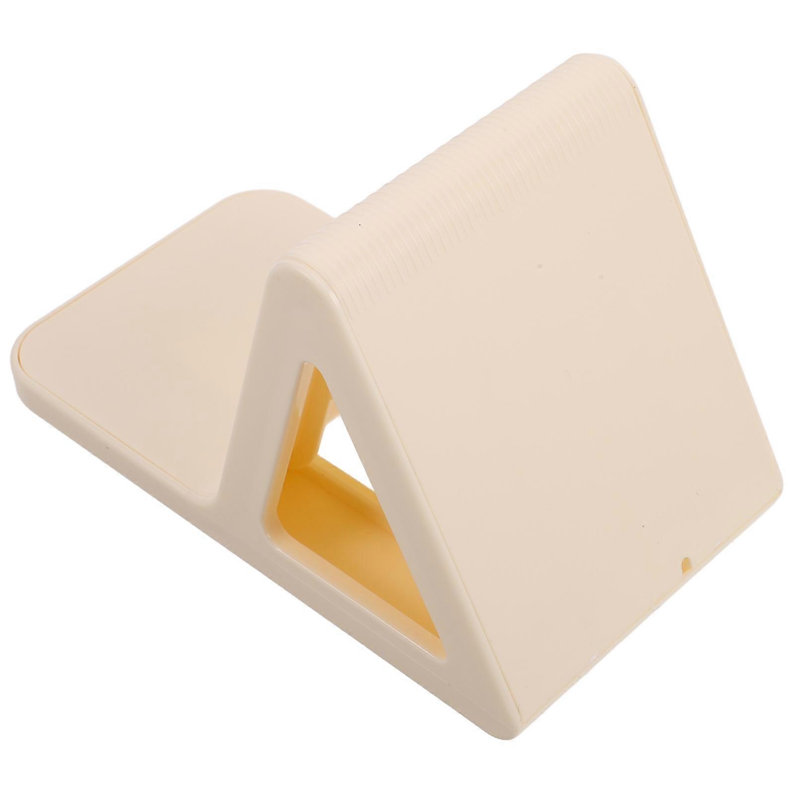 White Wall Mounted AntiSlip Shower Foot Rest for Bathrooms with Durable Plastic and Safe NoDrill Installation 12.5x8.5 Inches