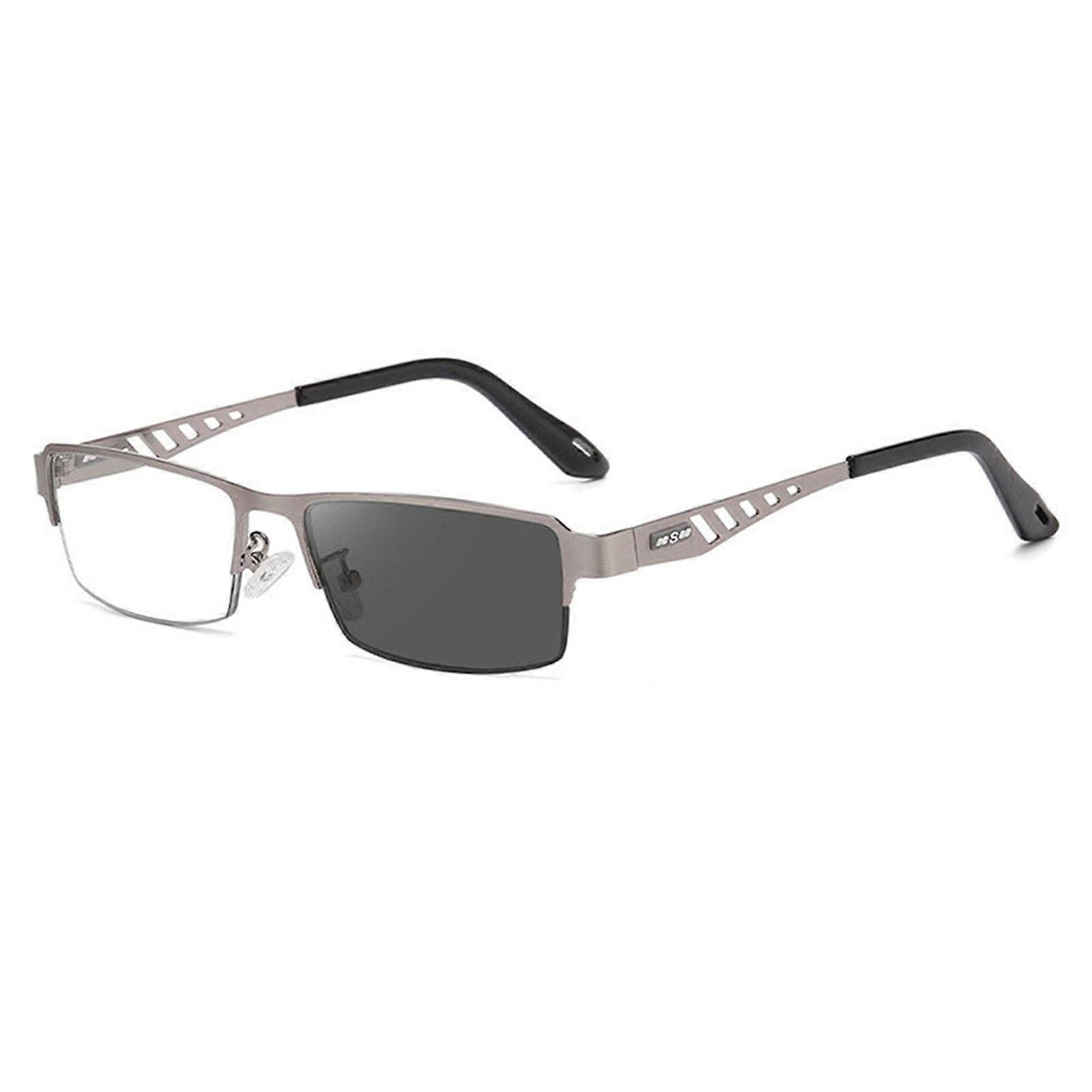 Photochromic Multifocus Reading Glasses Lightweight Advanced Eye Protection Eyeglass for Elderly