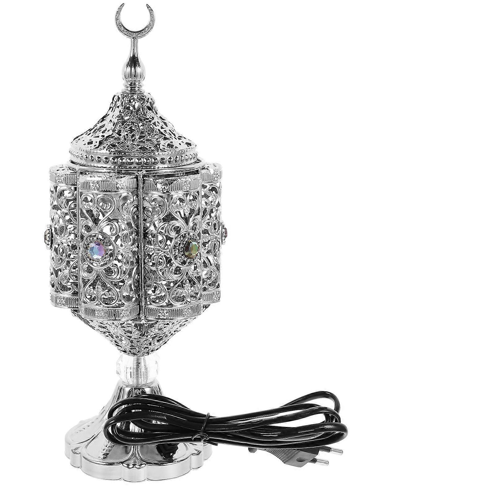 Electric Scent Diffuser Decorative Aroma Burner Home Decor Table Centerpiece Rectangular Iron Aromatherapy 1Pack