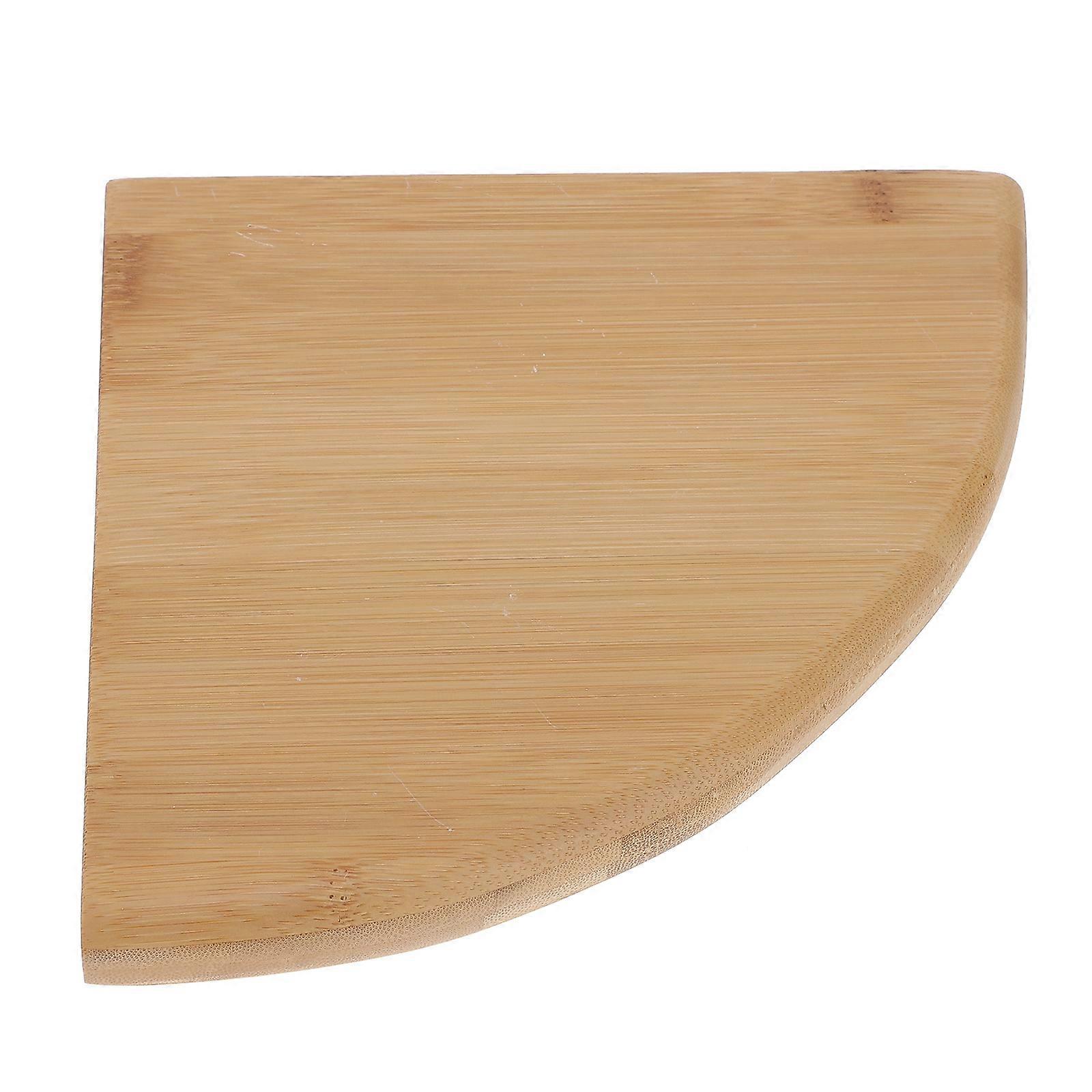 Living Room Corner Shelf Wood Bracket Minimalist Modern Style Storage Rack 18X25X3.5CM 1Set