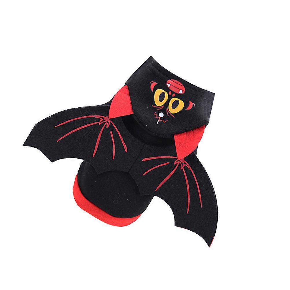 Halloween-Themed Breathable Pet Costume Black Size Xs For Party Festival Home Use 1Set