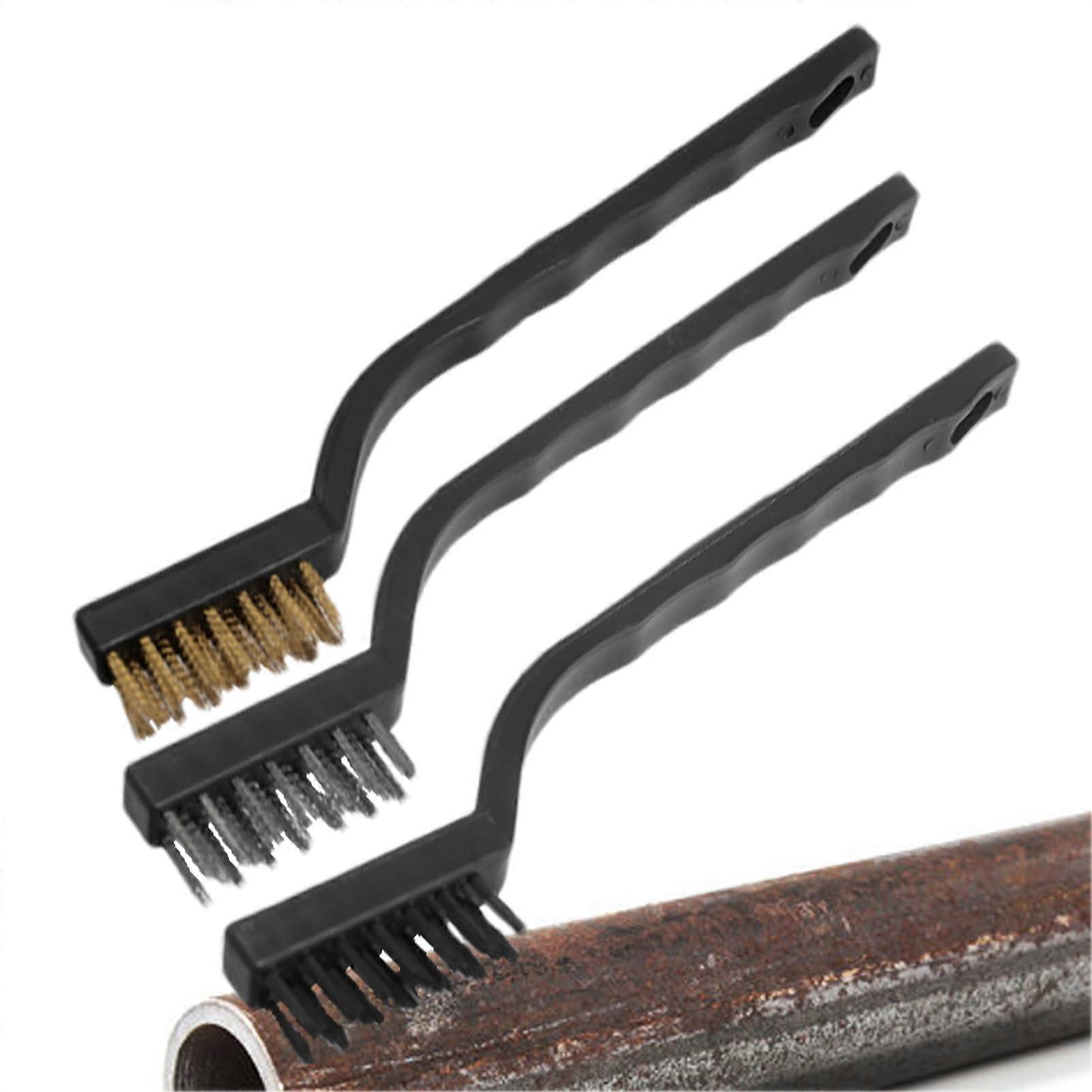 Wire Brushes for Cleaning Durable Brush for Paint Removal, LongLasting Rust Remover with Curved Handle for Automotive Maintenance and Grill.
