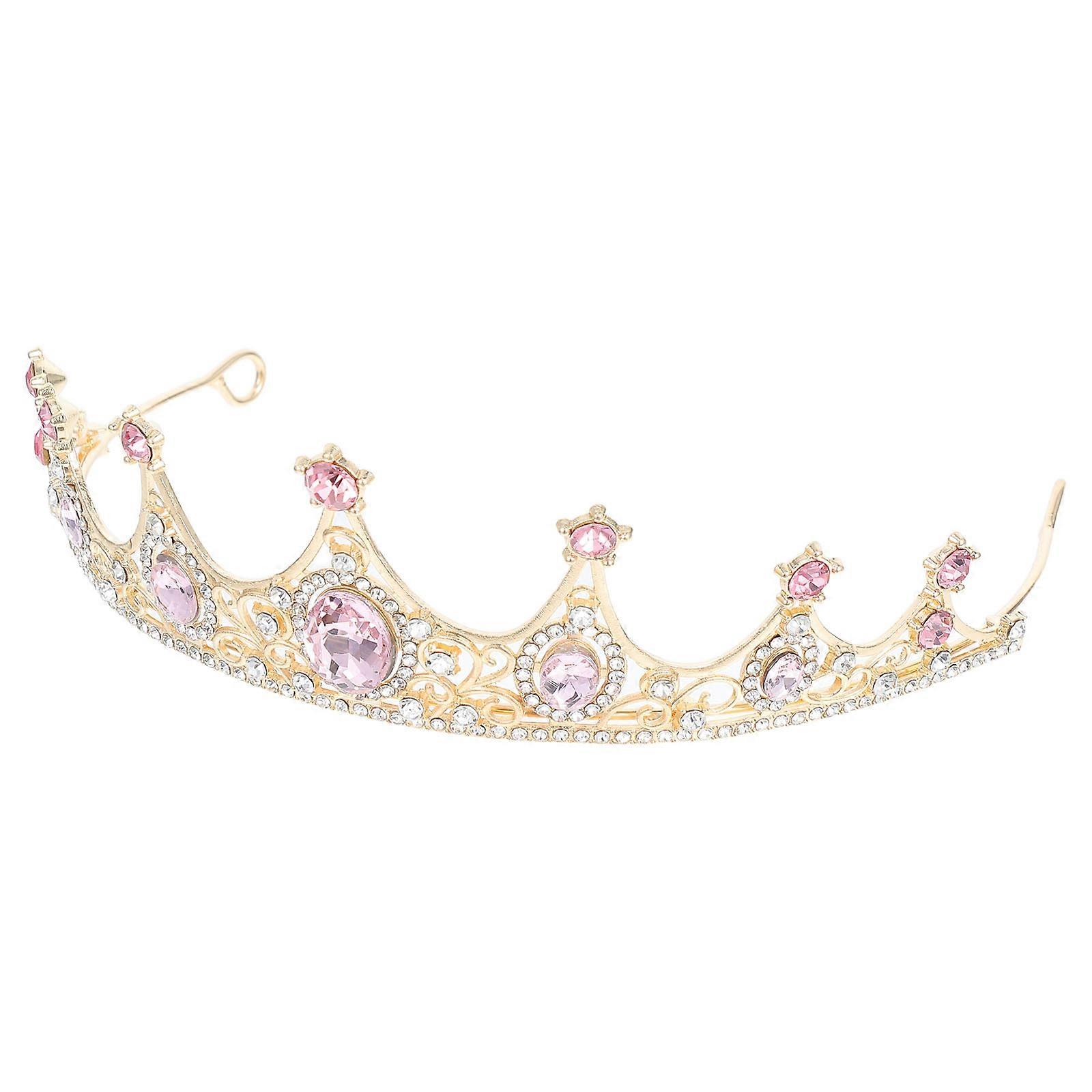a polished and engaging product description for your **Baroque Style Rhinestone Tiara**:
✨ **Baroque Style Rhinestone Tiara for Women –