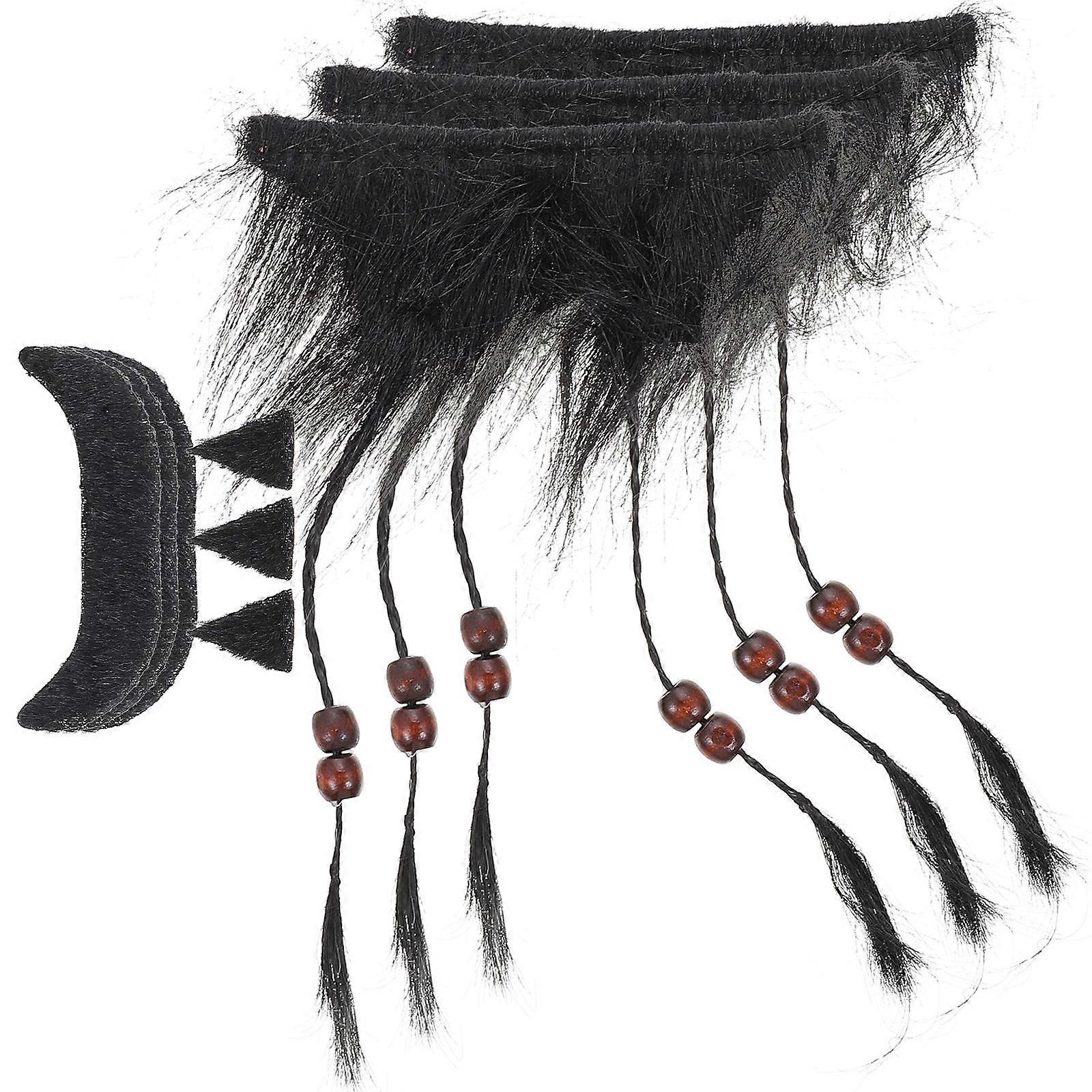 Here's a refined and engaging product description based on the title you provided:
**3pcs Pirate Mustaches & Fake Beards – Halloween Costume