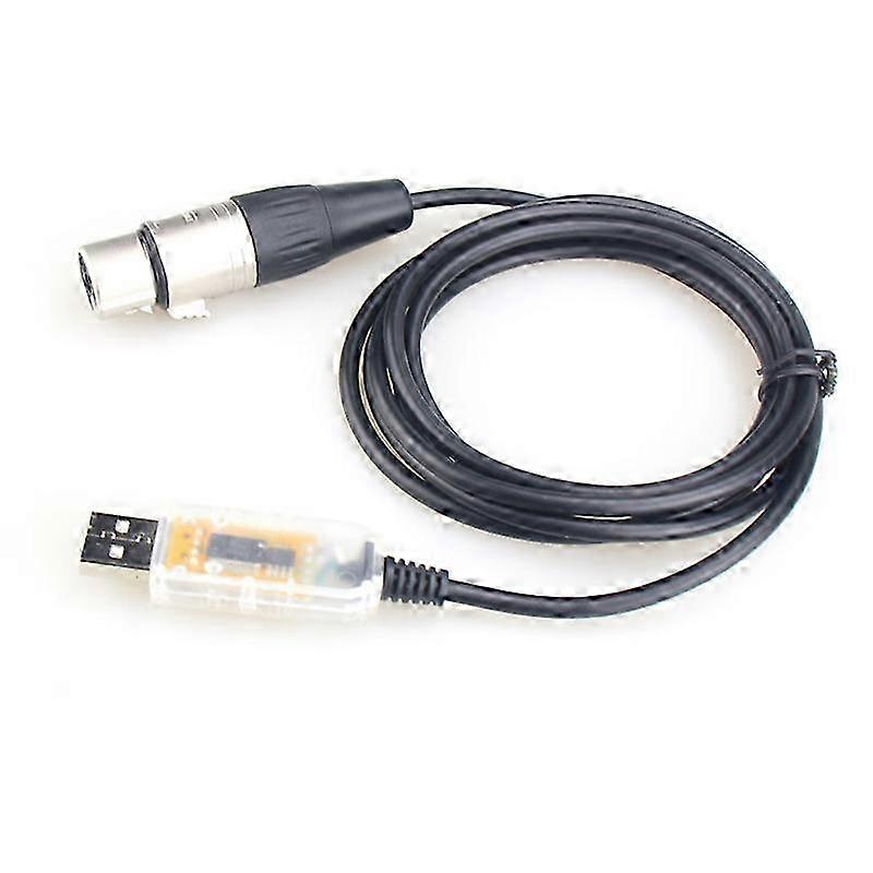 DMX512 Câble d’interface USB pour le contrôle et la gradation de l’éclairage de scène LED
