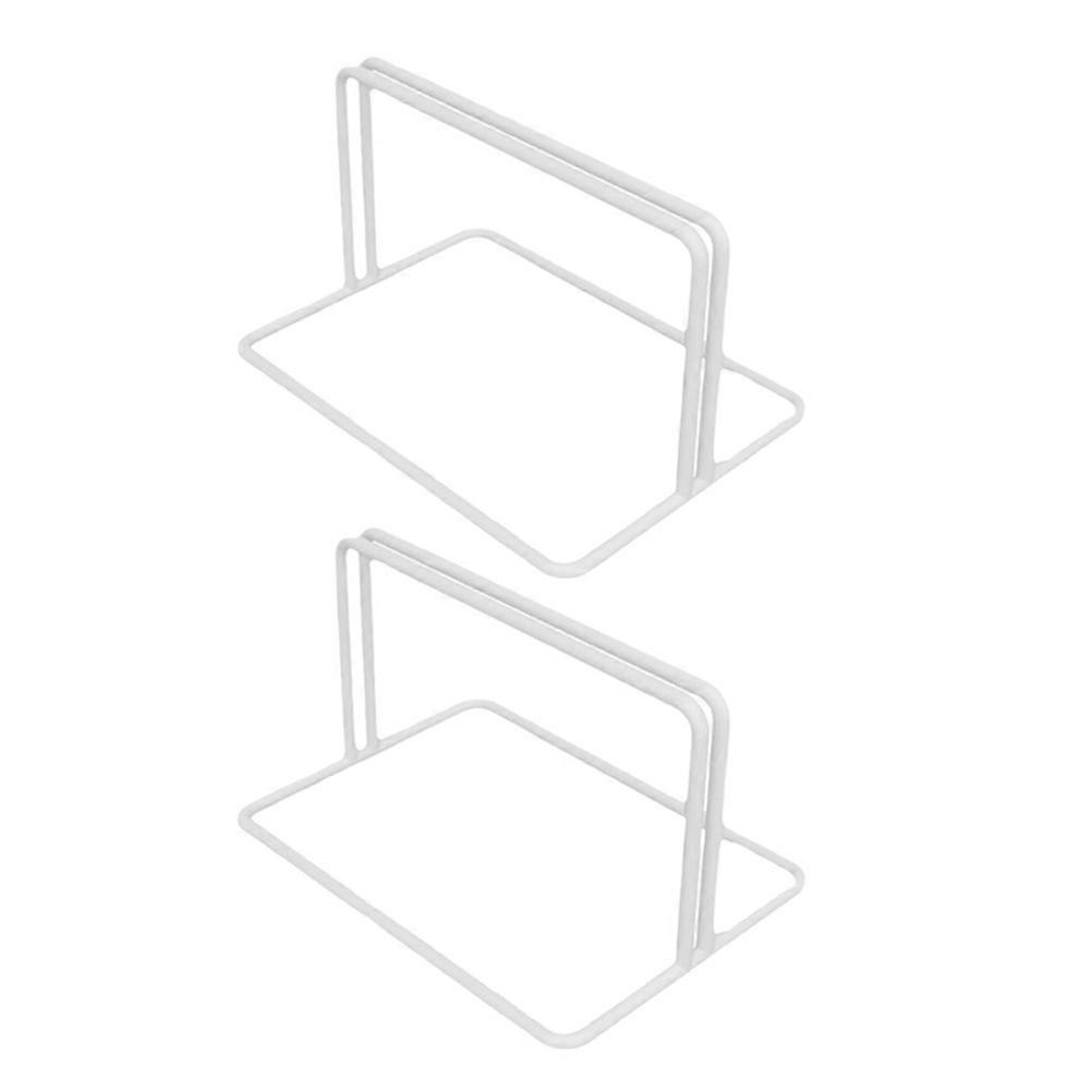 White Iron Refrigerator Divider Base for Freezer Partition with 2Pcs Supply