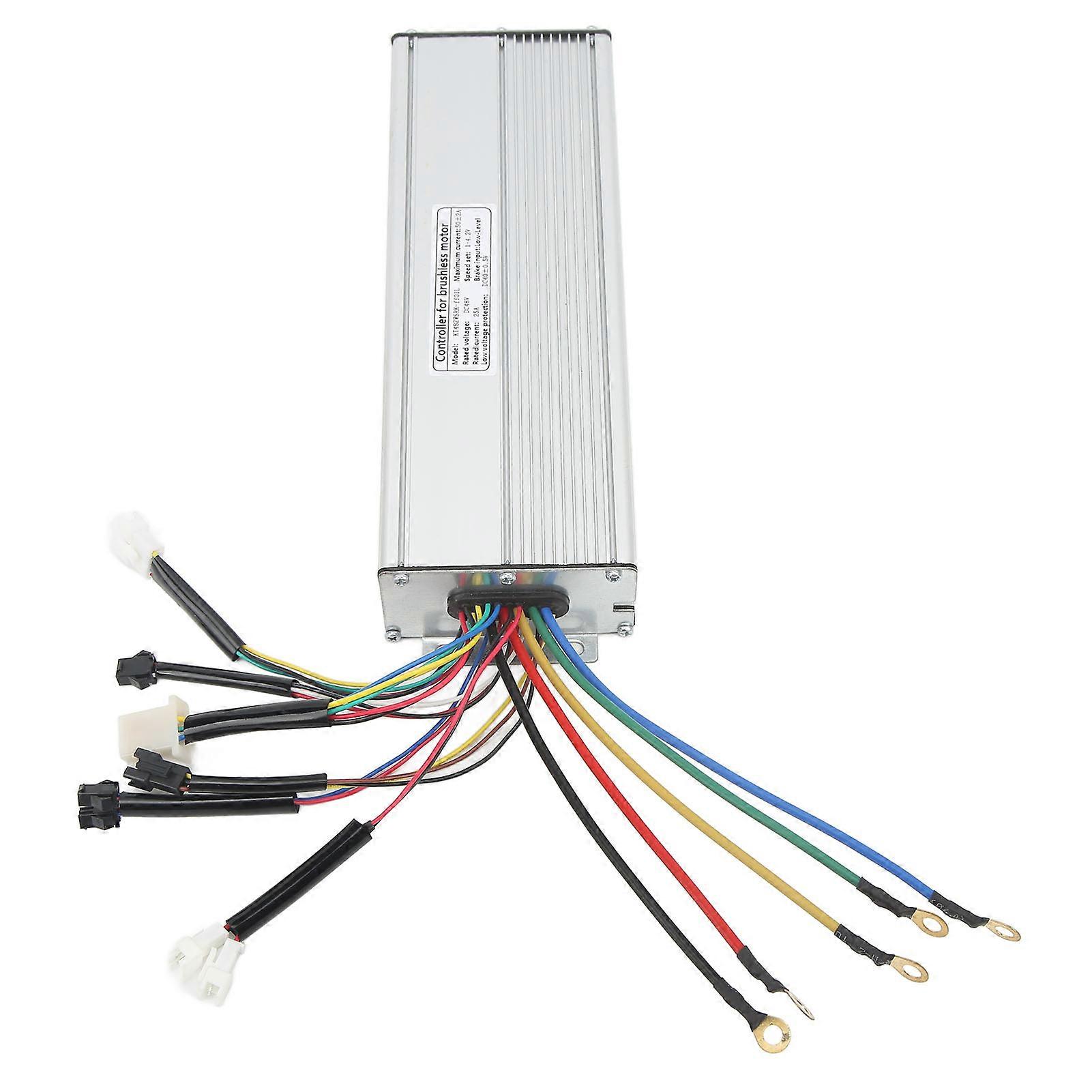 Brushless Motor Controller 48V 50A Electric Brushless Motor Controller with SM Connector for Electric Vehicle 
