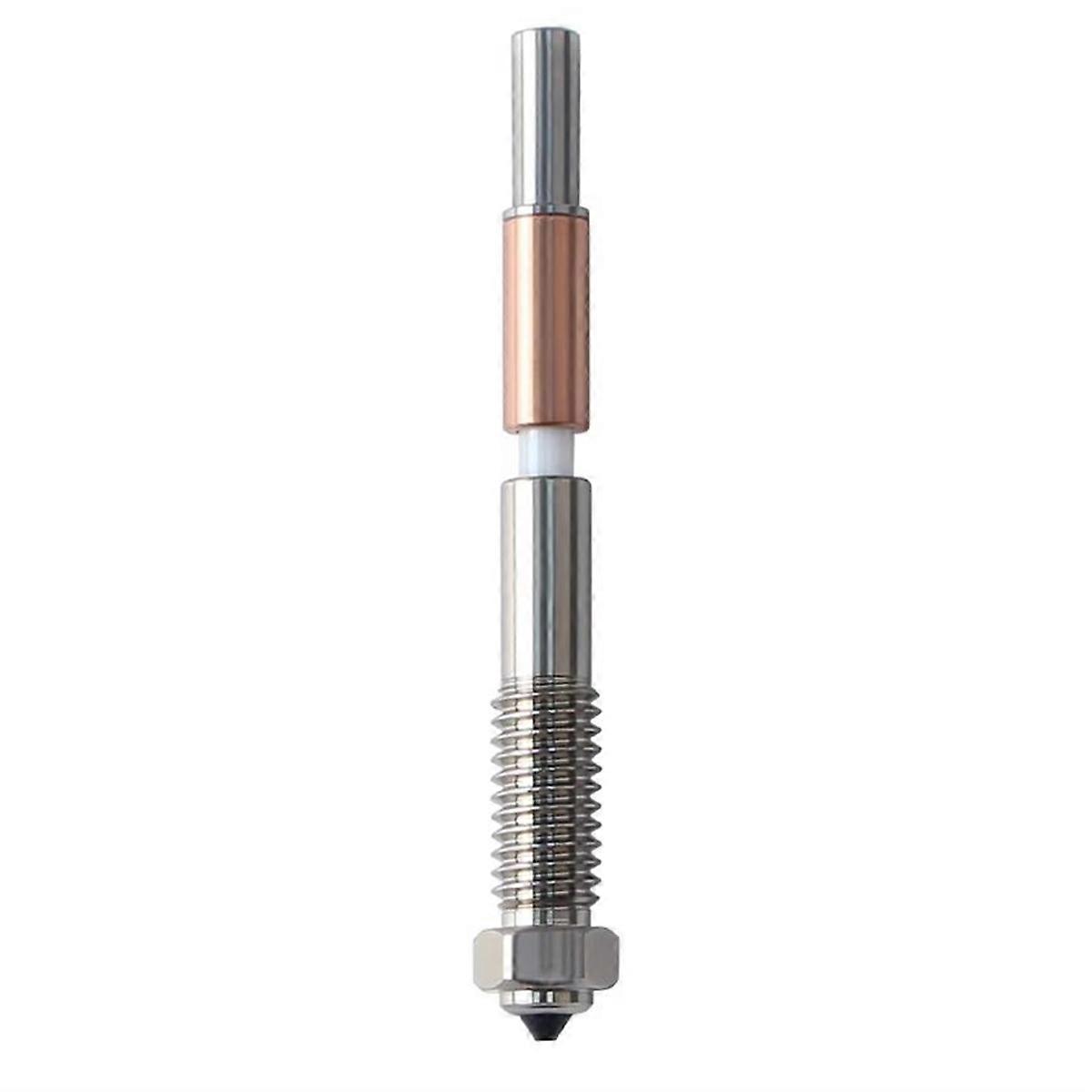 Double Metal Hardened Steel Coated Nozzle for QIDI Plus4 0.8