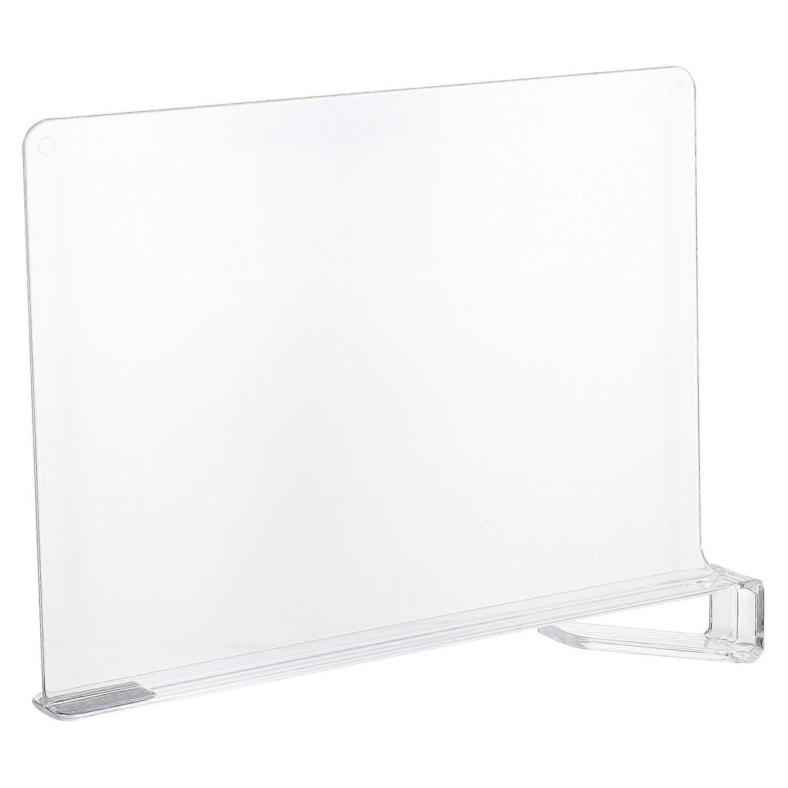 Acrylic Shelf Divider 1Set for Home Organization Transparent Material with Premium Technology for Closet Storage