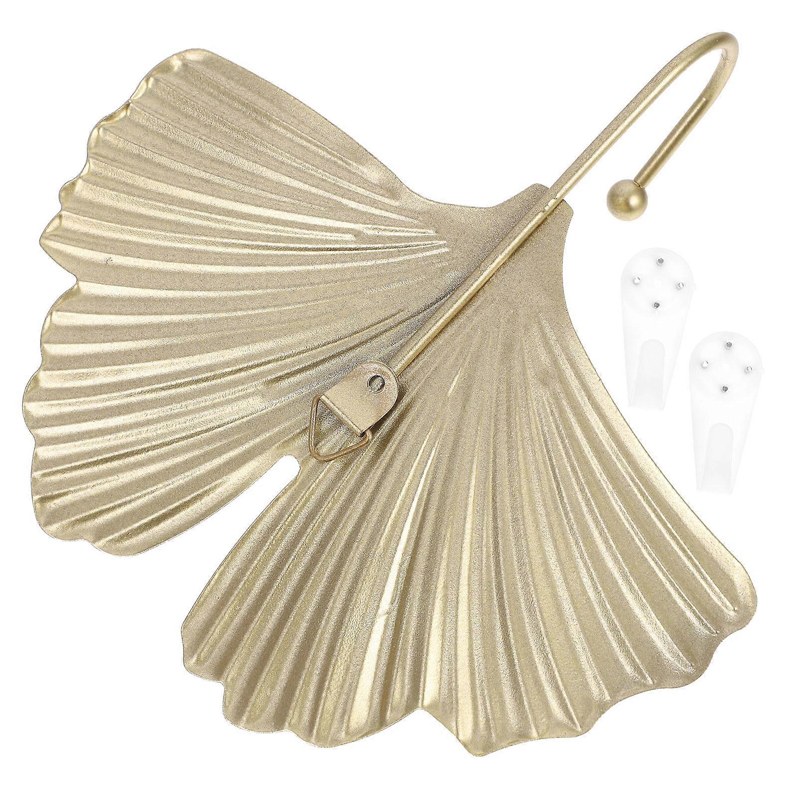 Nordic Leaf Shaped Wall Hook for Decor Simple Iron Wall Hanger 1 Pc