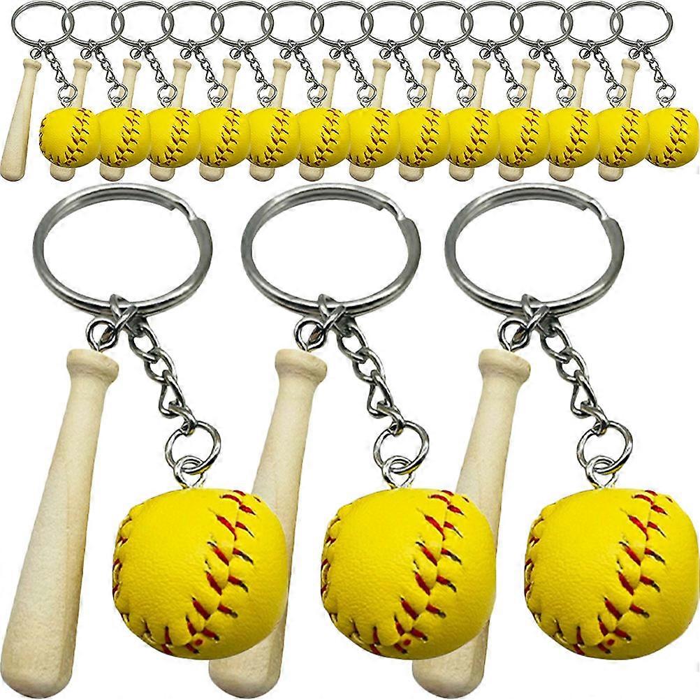 Sports Themed Keychains 16Pcs Keychain Accessories For Kids Offering Durable Bag Hanging Decoration